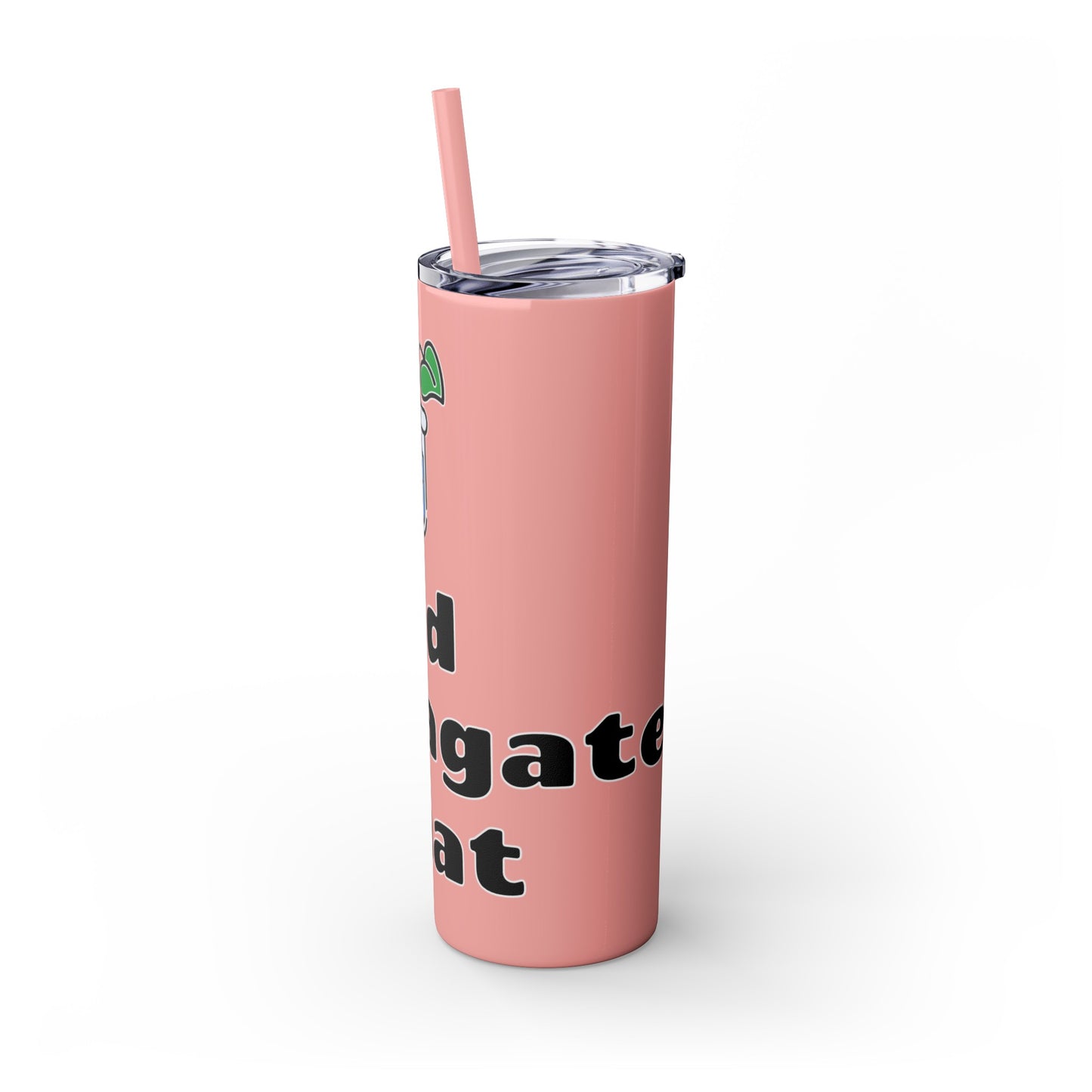 Skinny Tumbler with Straw, 20oz