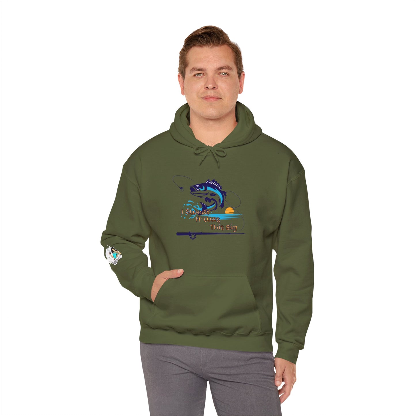 Big Ol Fish Unisex Heavy Blend™ Hooded Sweatshirt