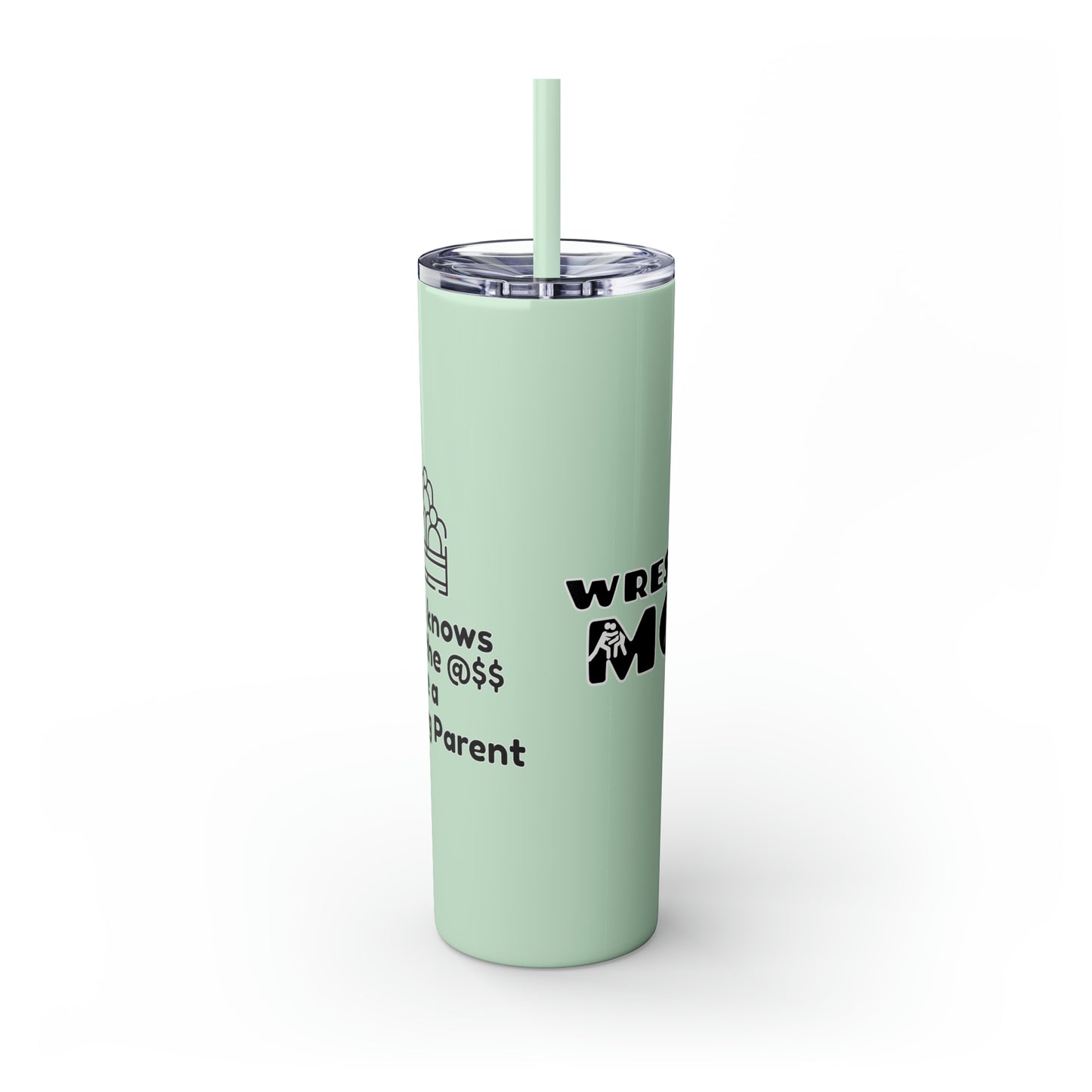 Skinny Tumbler with Straw, 20oz