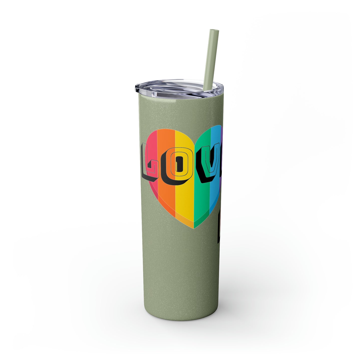 Copy of Skinny Tumbler with Straw, 20oz