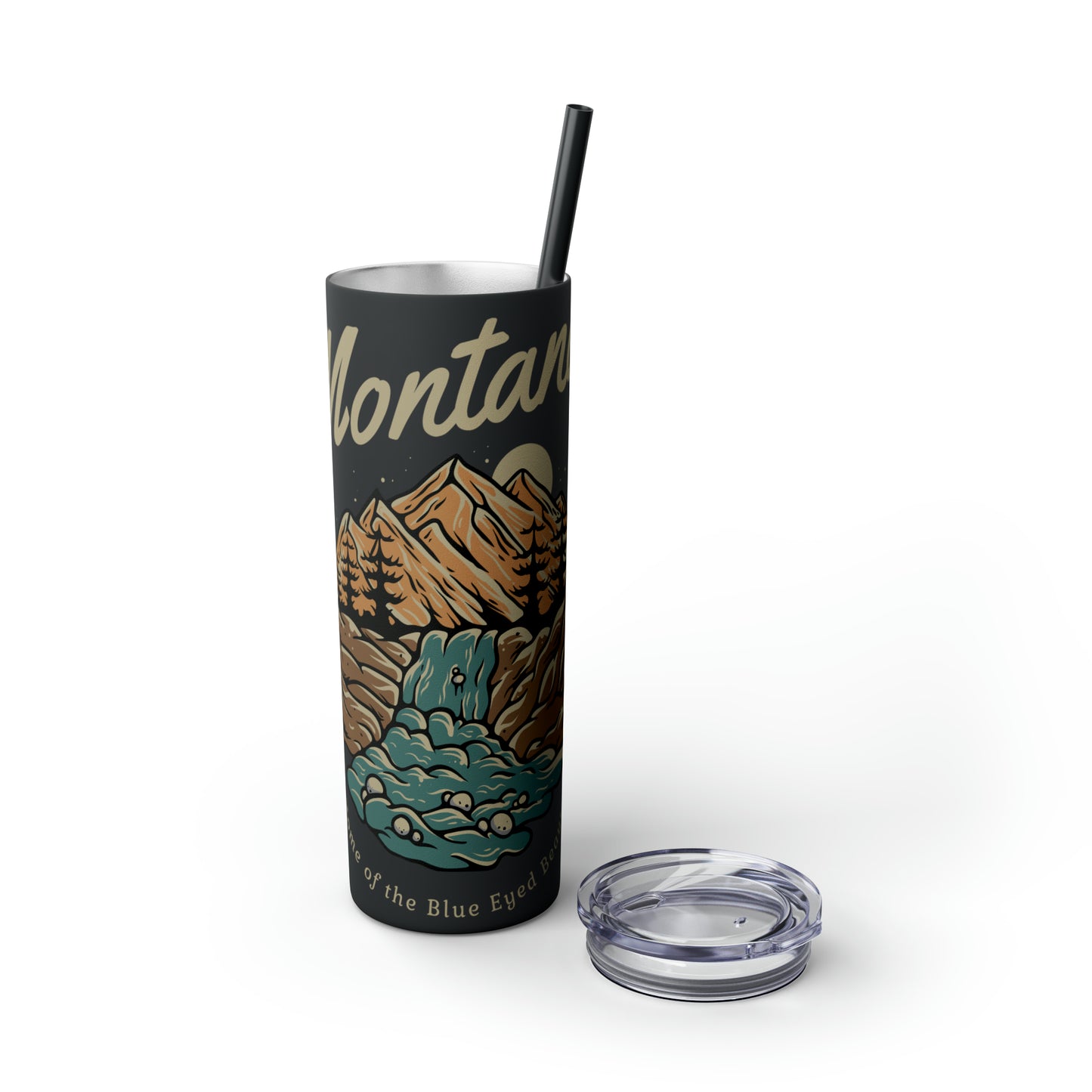 Skinny Tumbler with Straw, 20oz