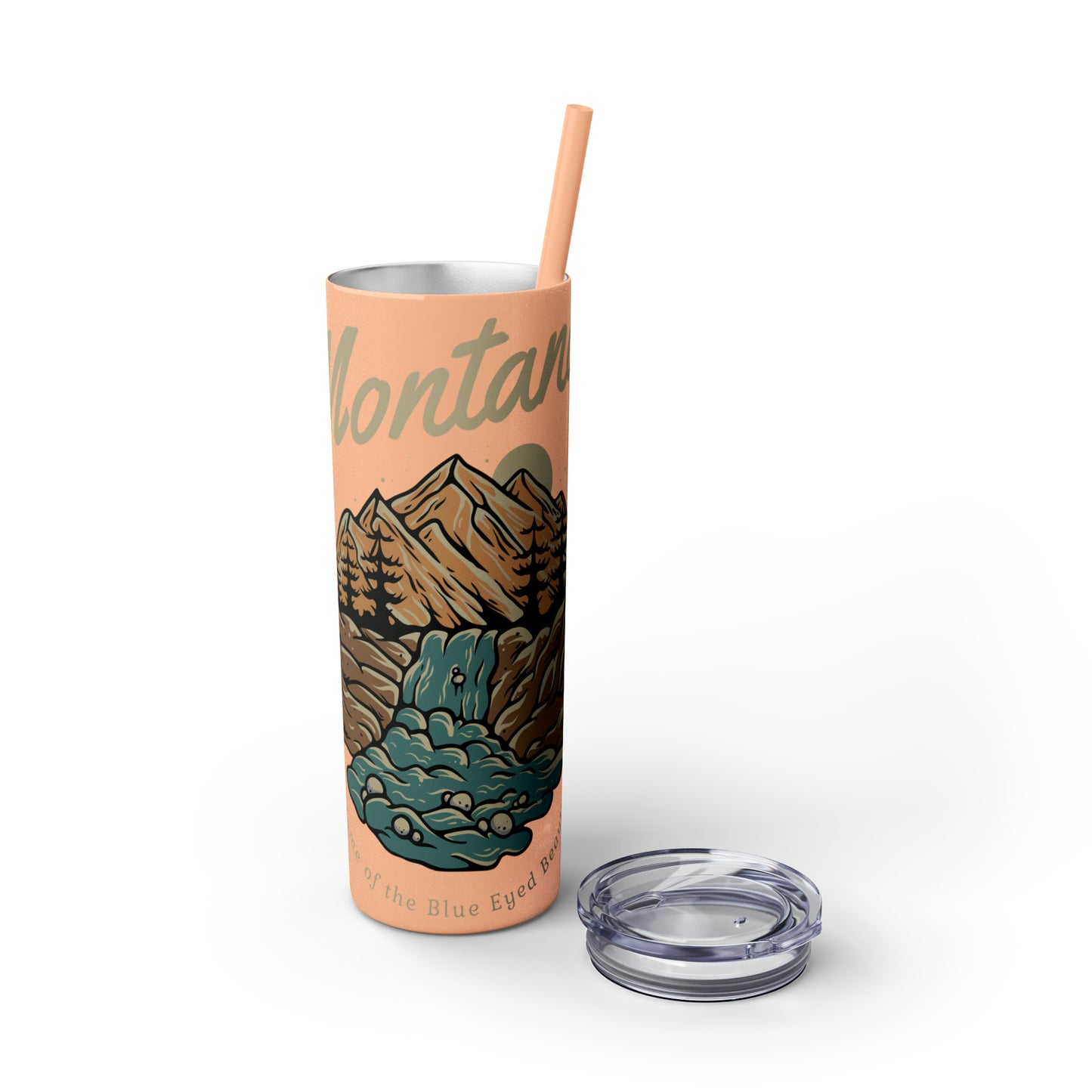 Skinny Tumbler with Straw, 20oz