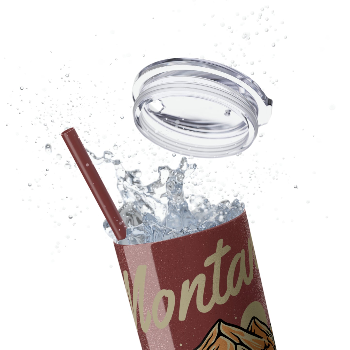 Skinny Tumbler with Straw, 20oz