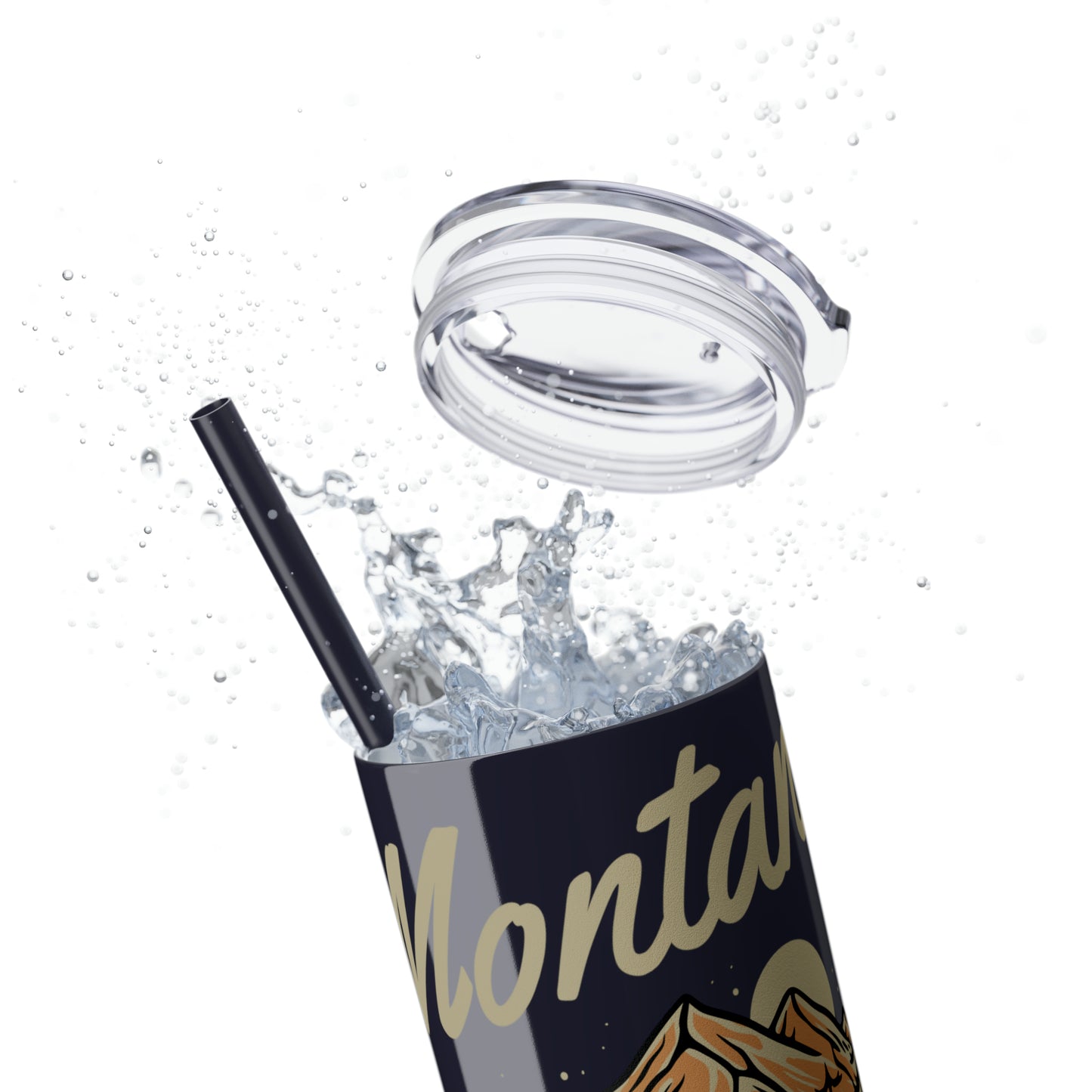 Skinny Tumbler with Straw, 20oz