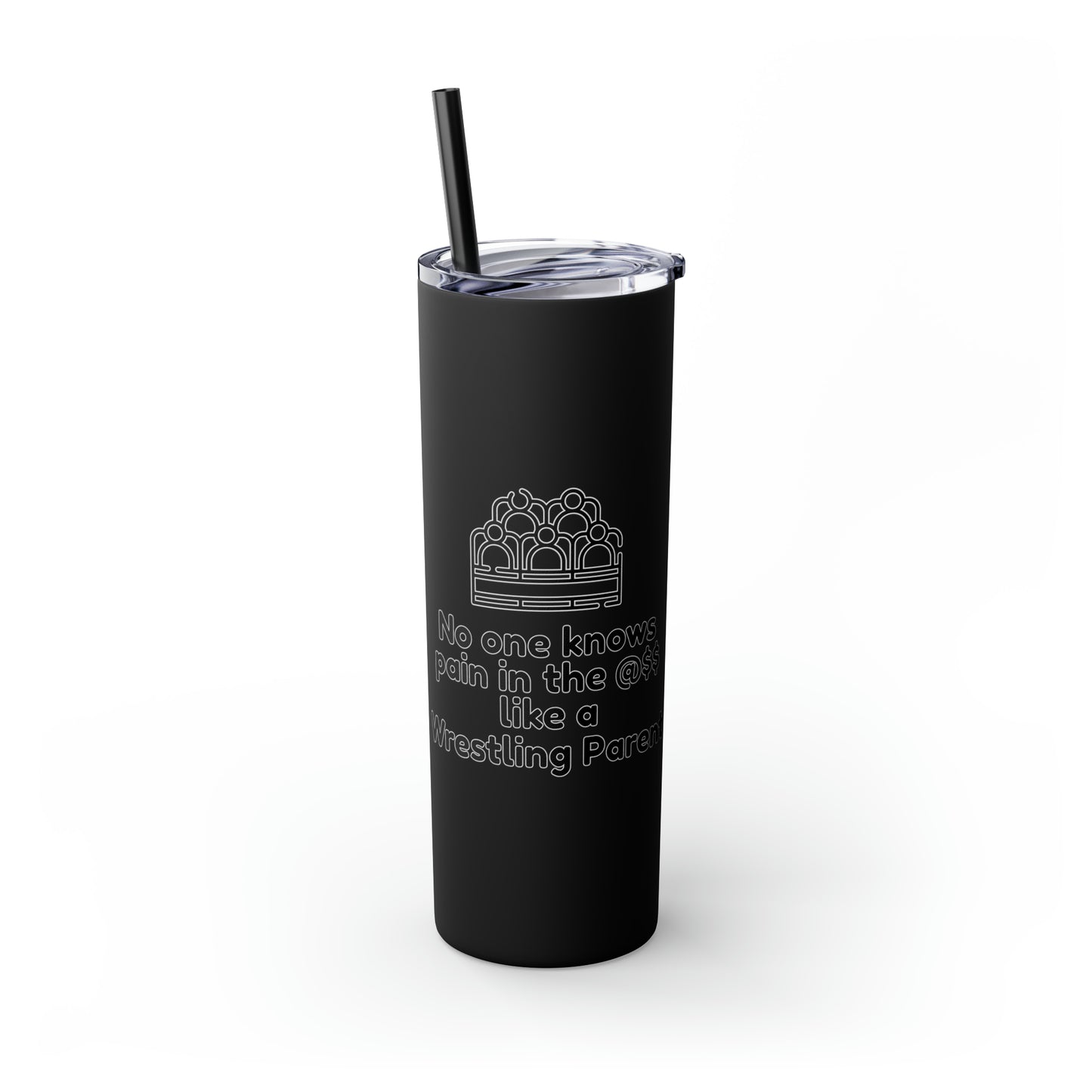 Skinny Tumbler with Straw, 20oz