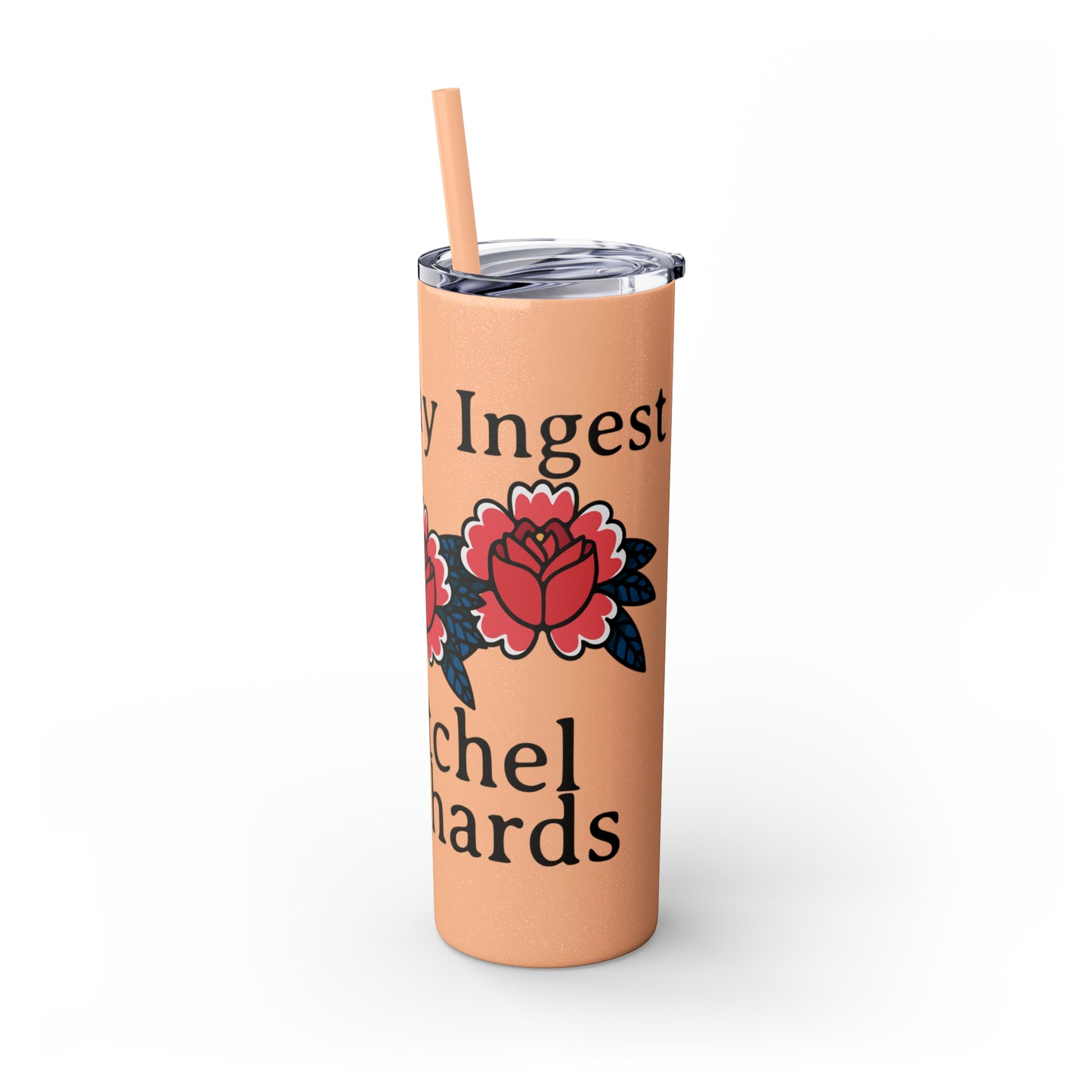 Skinny Tumbler with Straw, 20oz