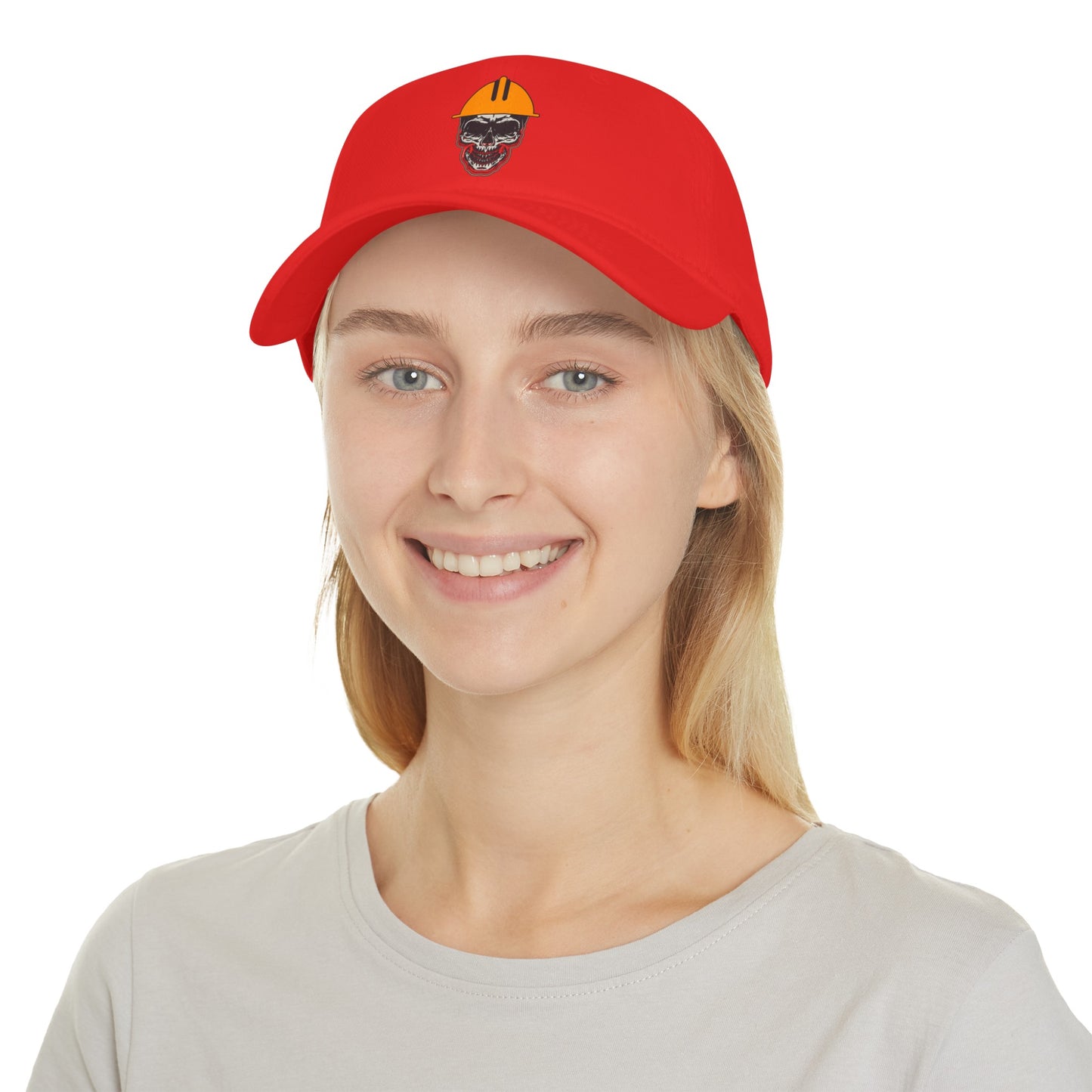 Hard Hat Skull Low Profile Baseball Cap