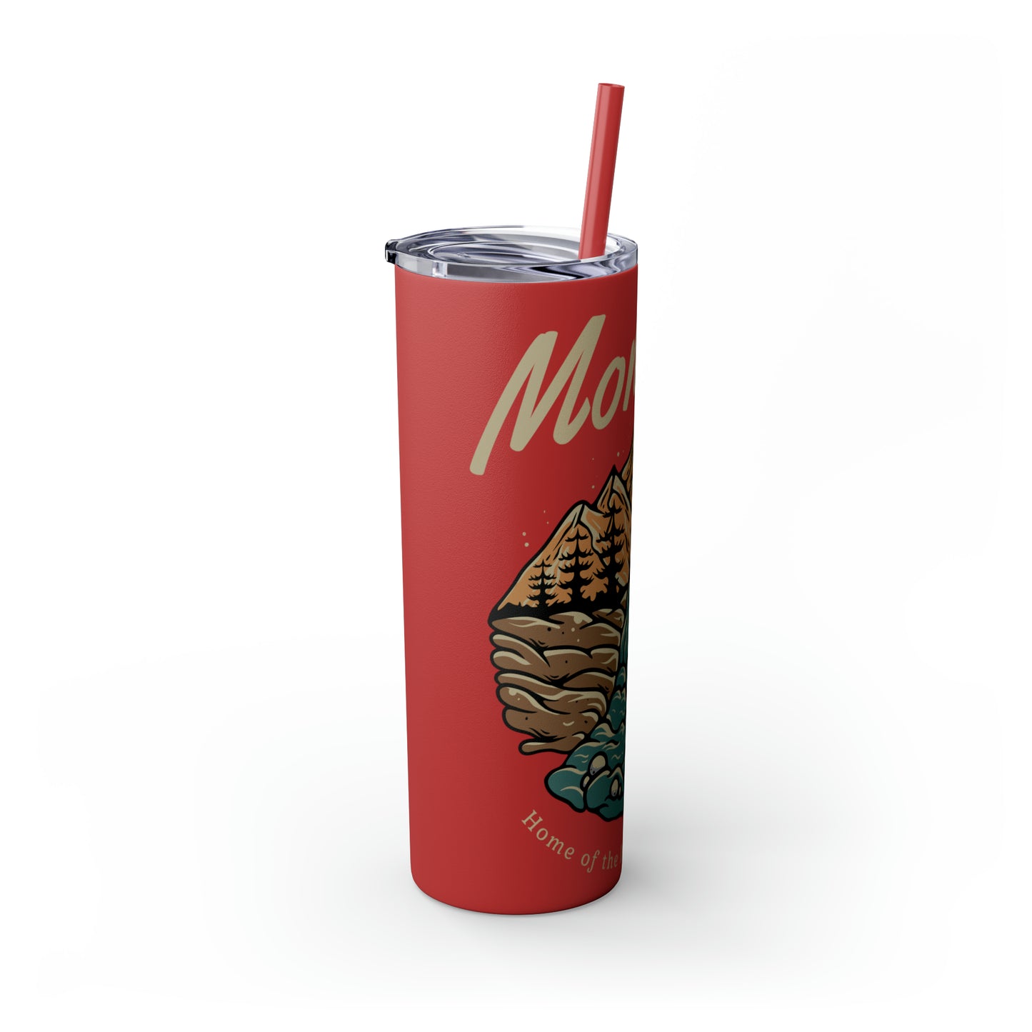 Skinny Tumbler with Straw, 20oz