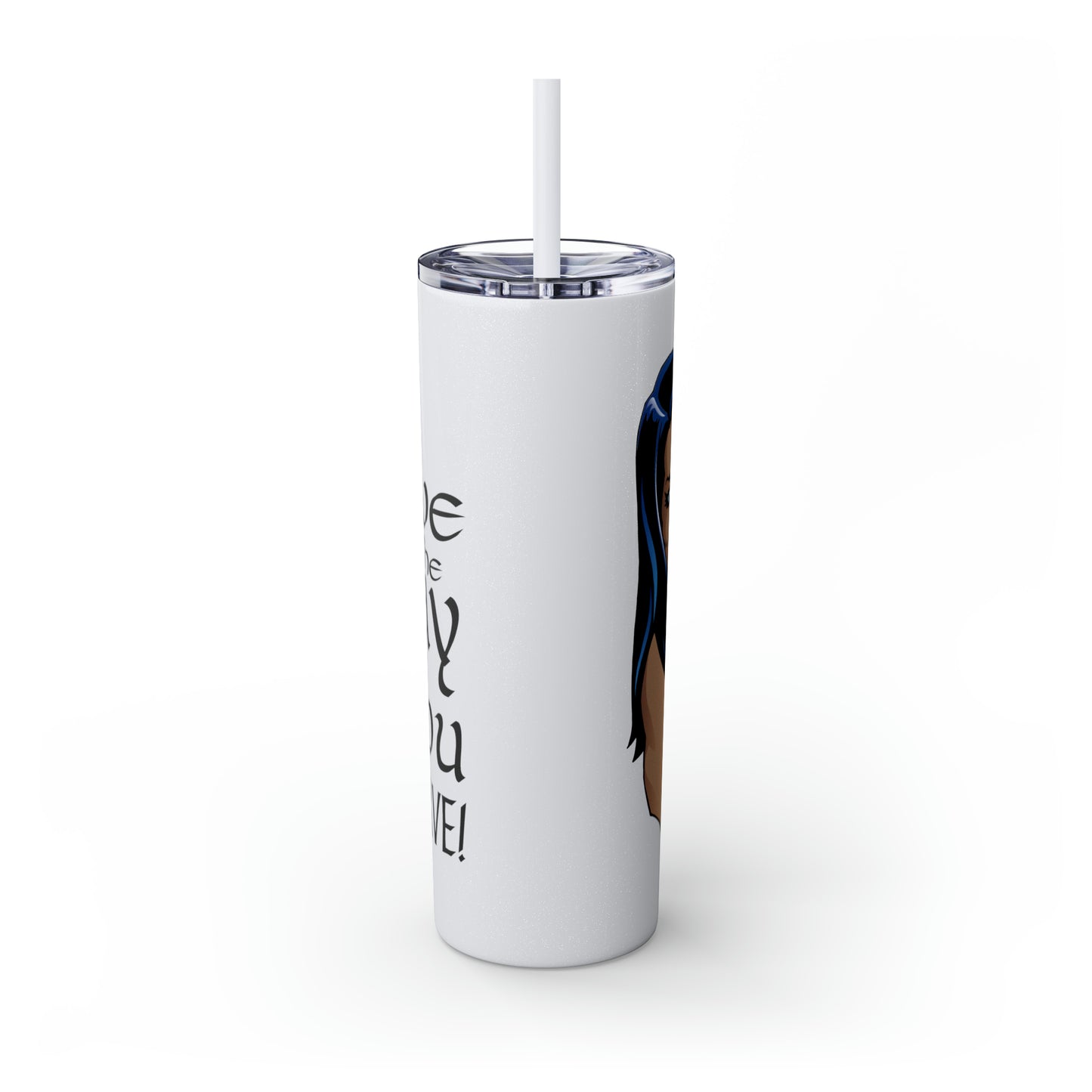 Skinny Tumbler with Straw, 20oz