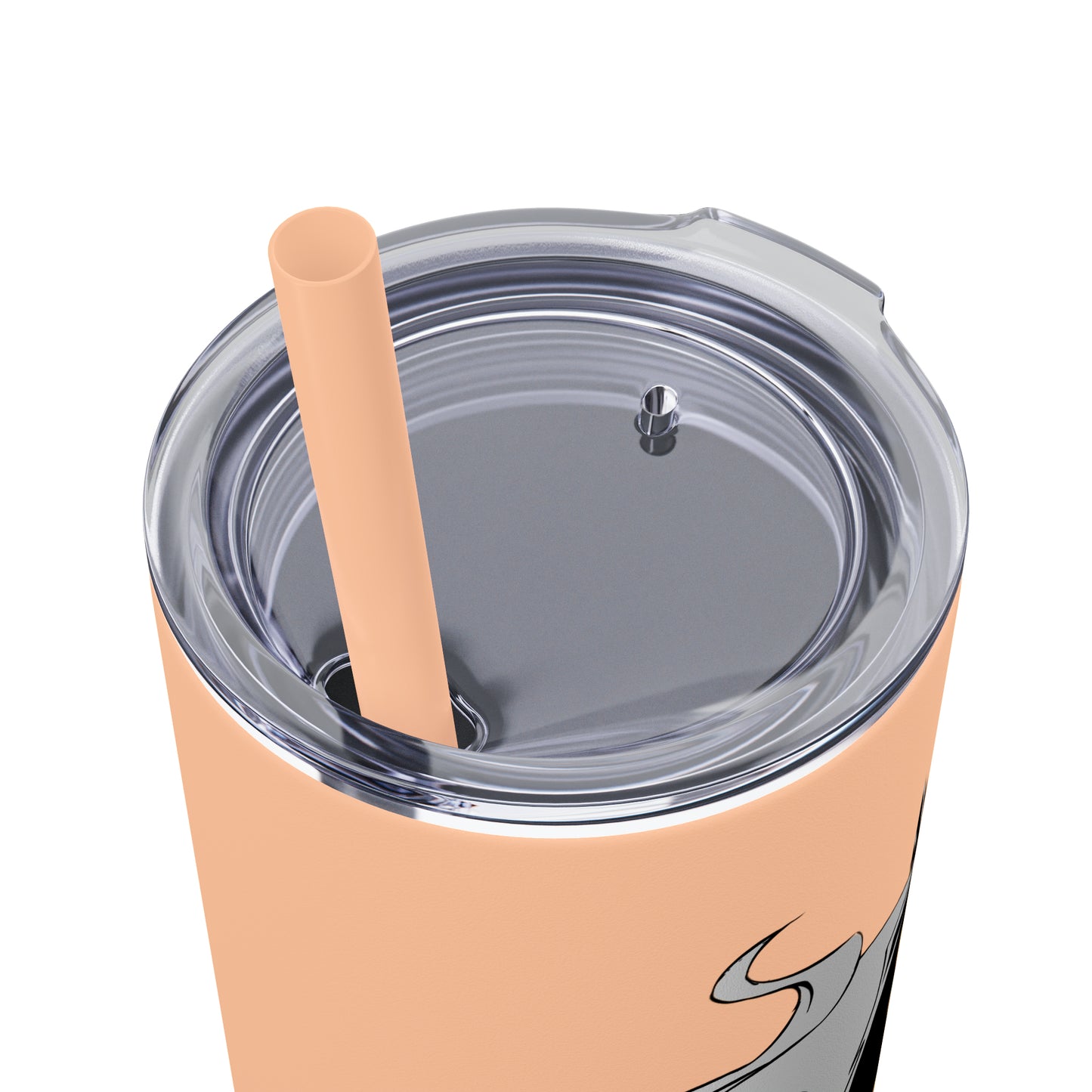 Skinny Tumbler with Straw, 20oz