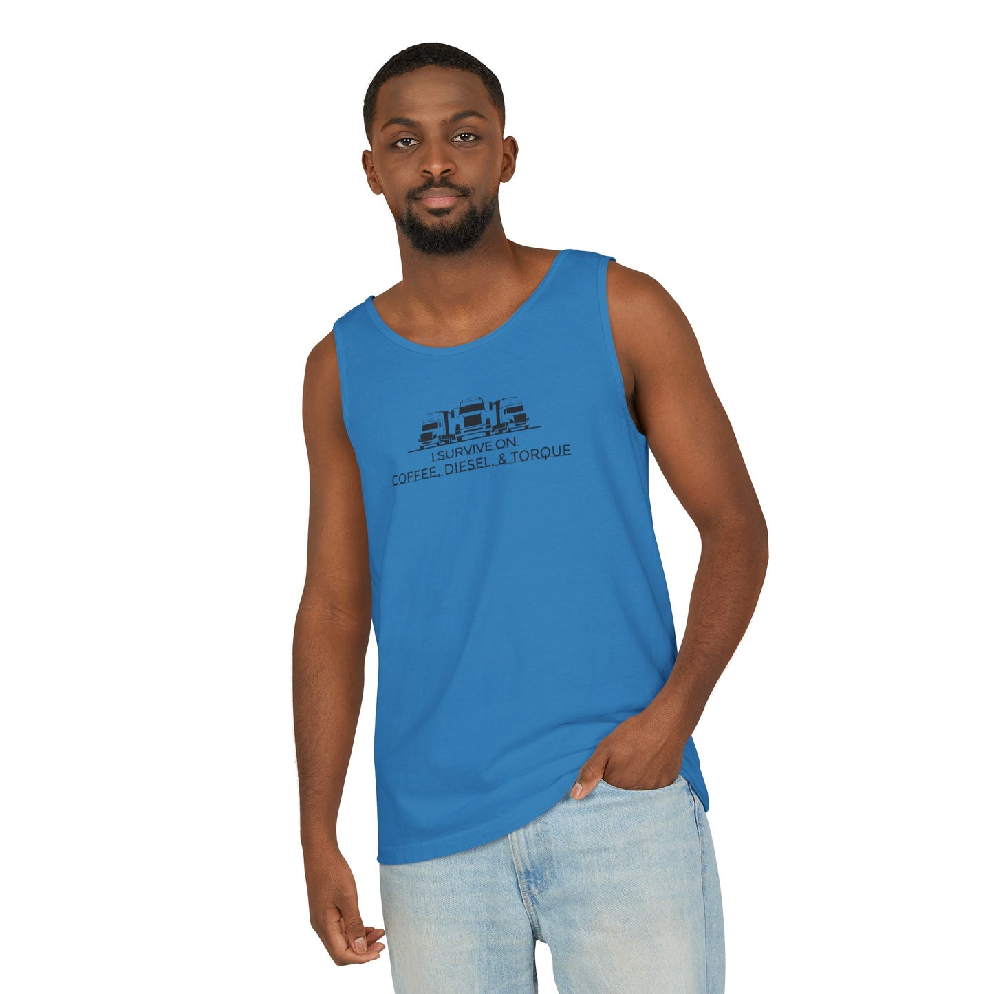 Trucker Survival Unisex Garment-Dyed Tank Top