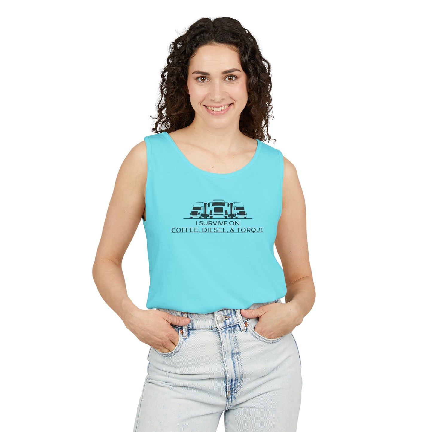 Trucker Survival Unisex Garment-Dyed Tank Top