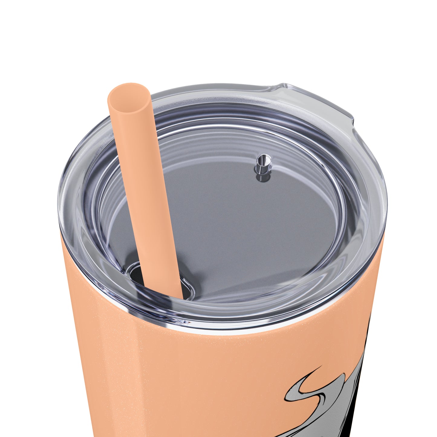 Skinny Tumbler with Straw, 20oz