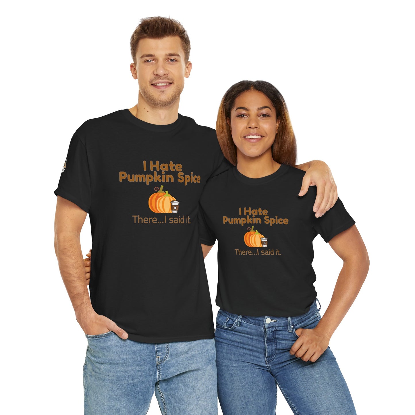 Hate Pumpkin Spice Unisex Heavy Cotton Tee