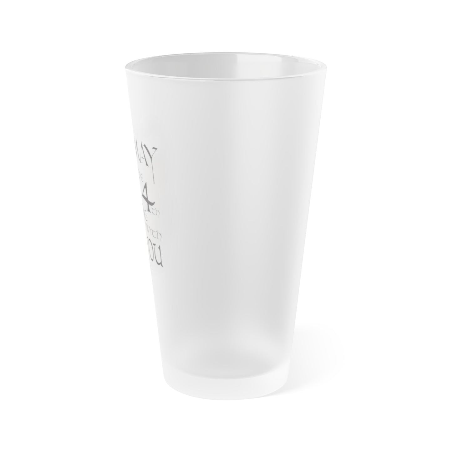 Frosted Pint Glass, 16oz