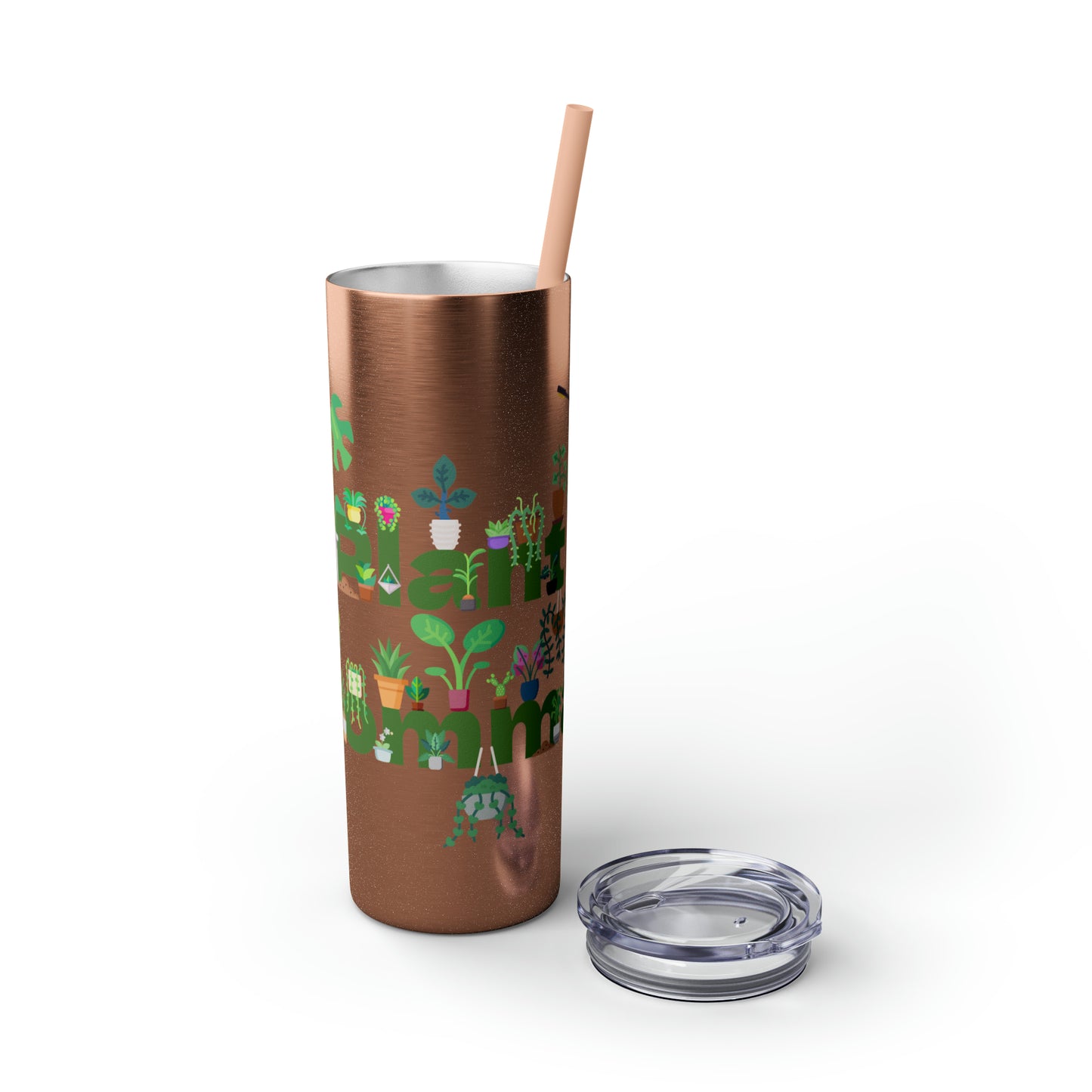 Skinny Tumbler with Straw, 20oz