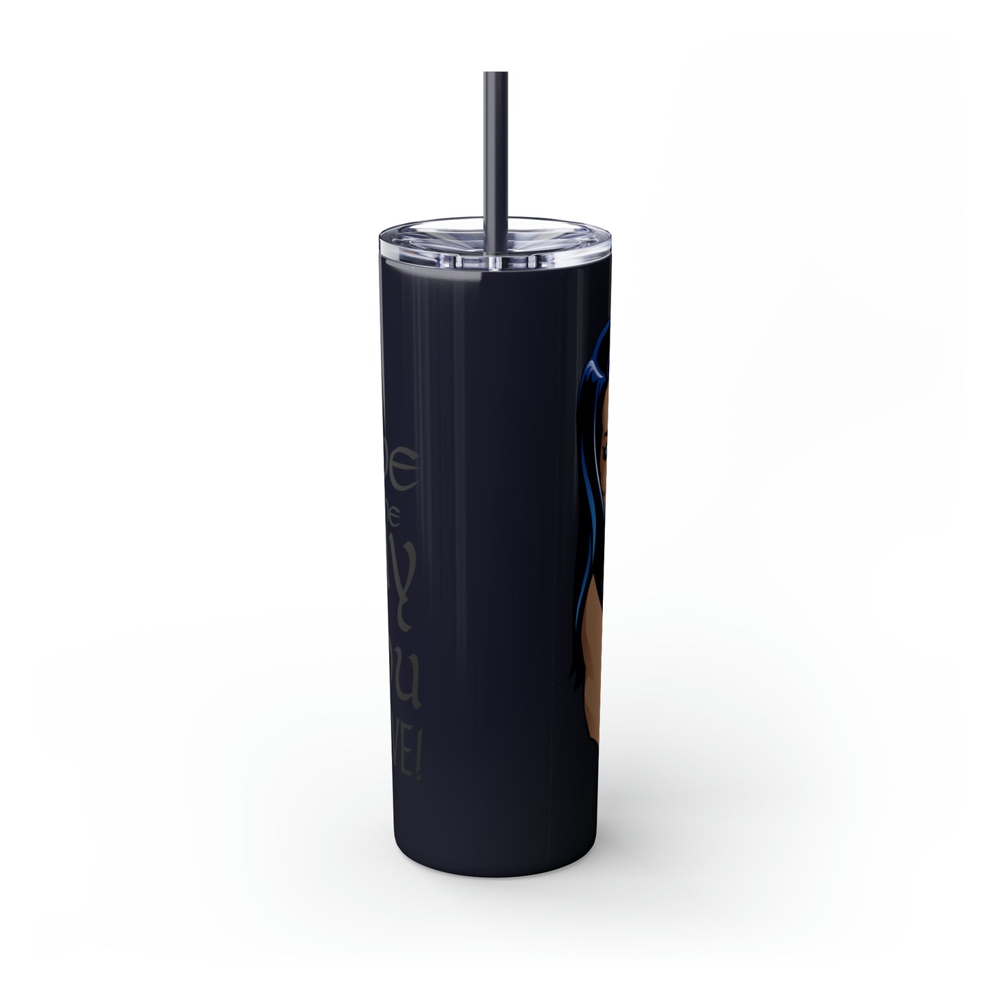 Skinny Tumbler with Straw, 20oz