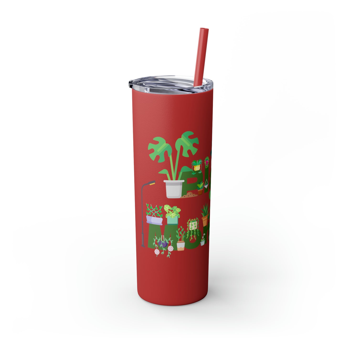 Skinny Tumbler with Straw, 20oz