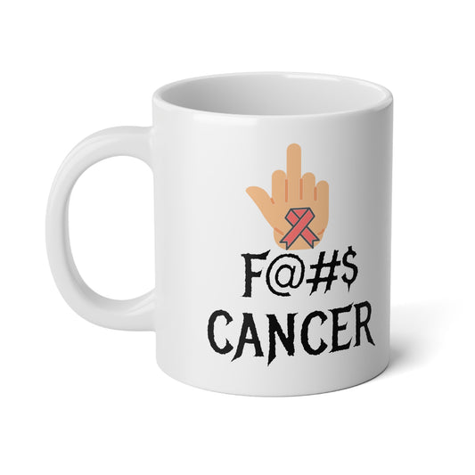 F CANCER Coffee Jumbo Mug, 20oz