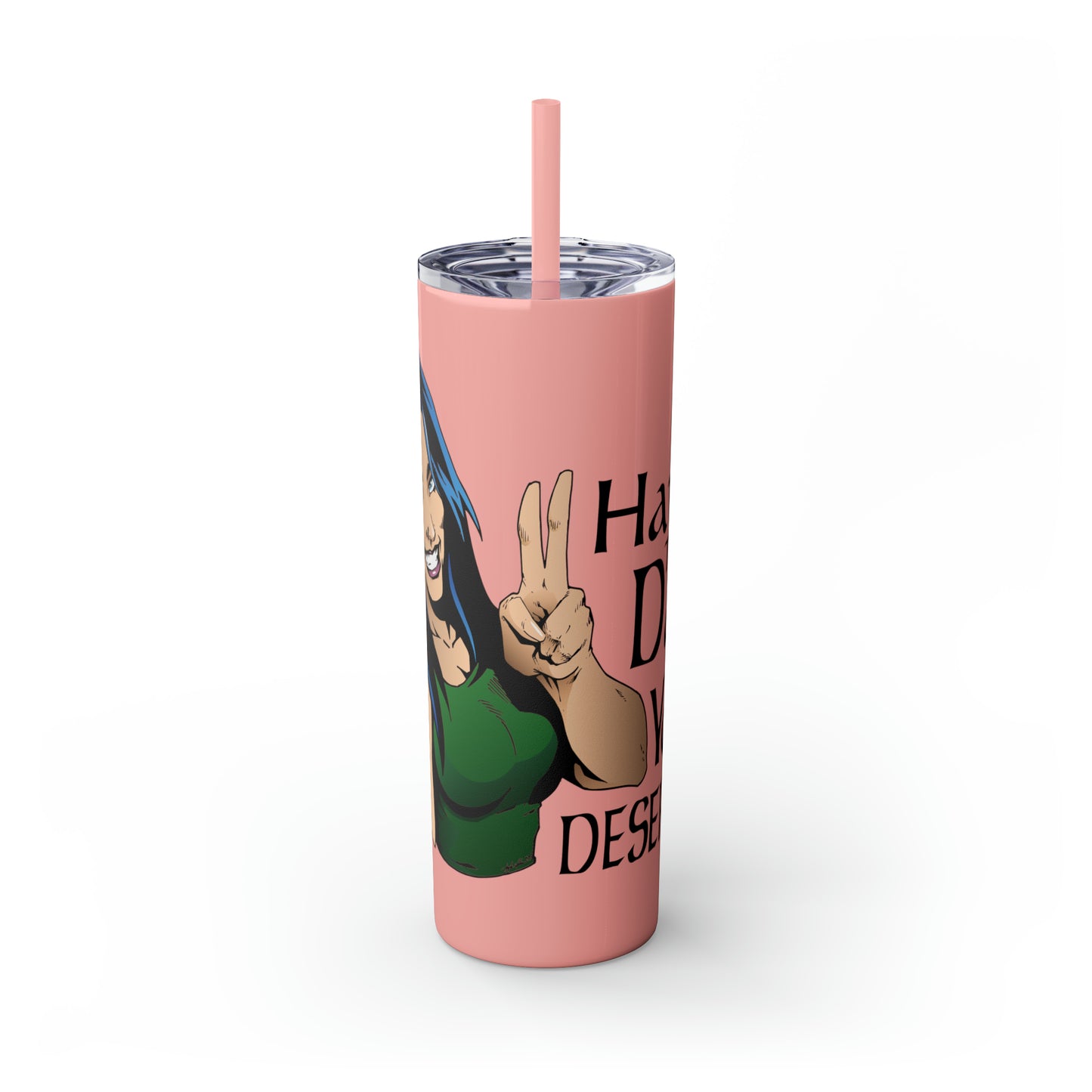 Skinny Tumbler with Straw, 20oz