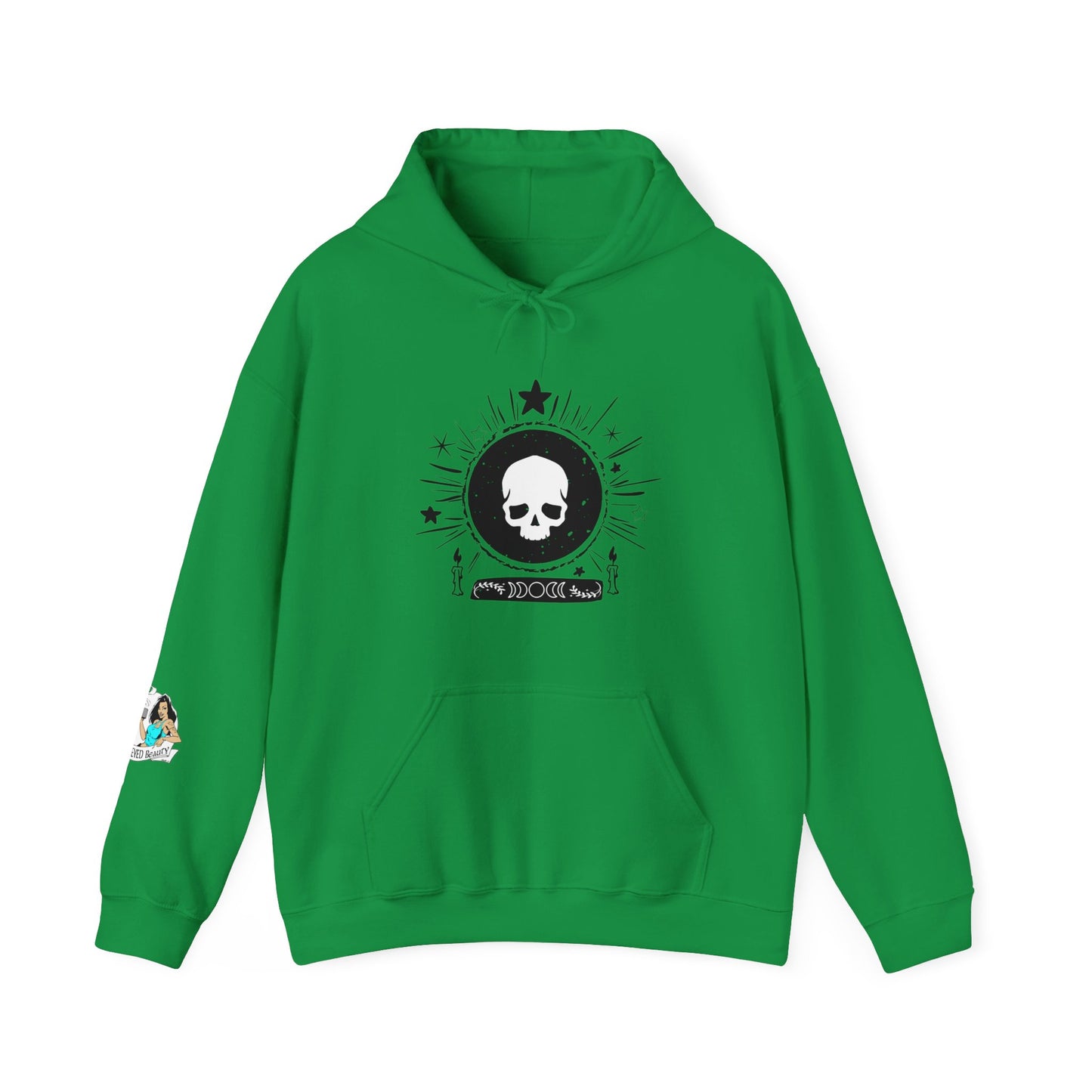 Skull Design Unisex Heavy Blend™ Hooded Sweatshirt