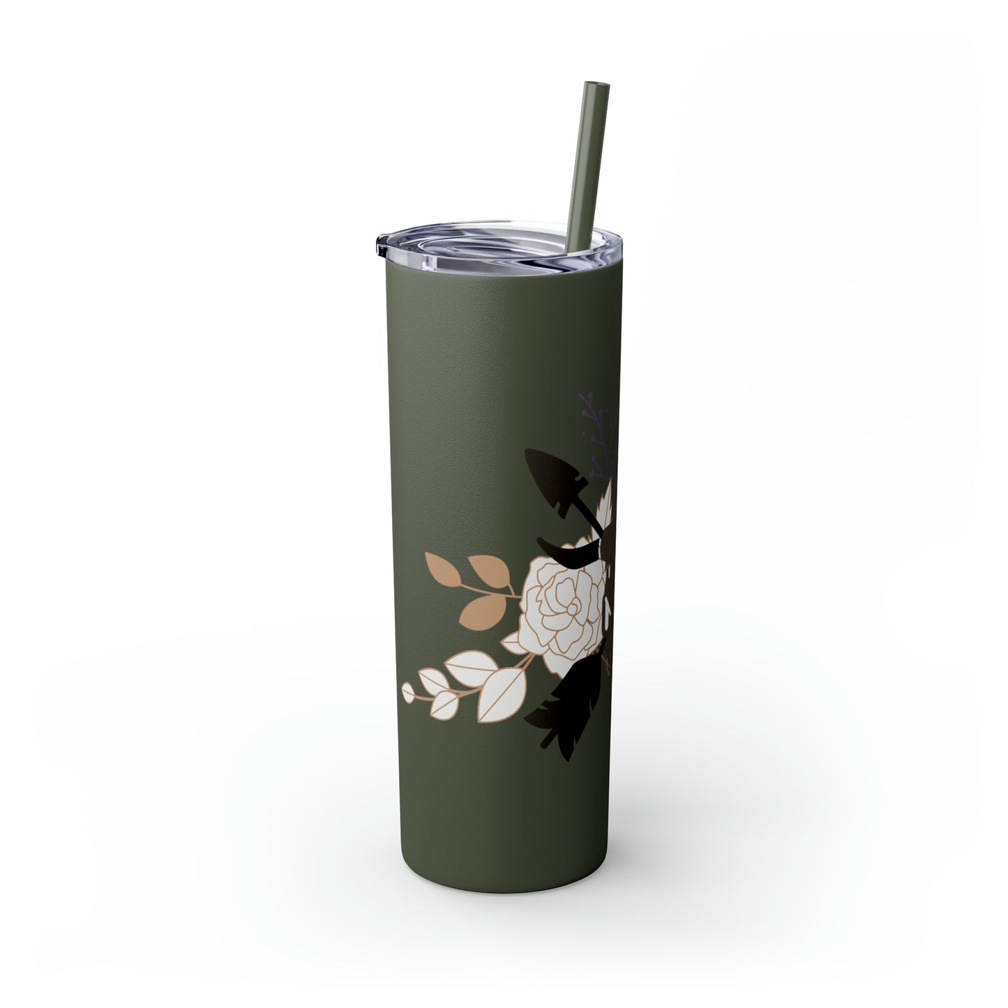 Skinny Tumbler with Straw, 20oz