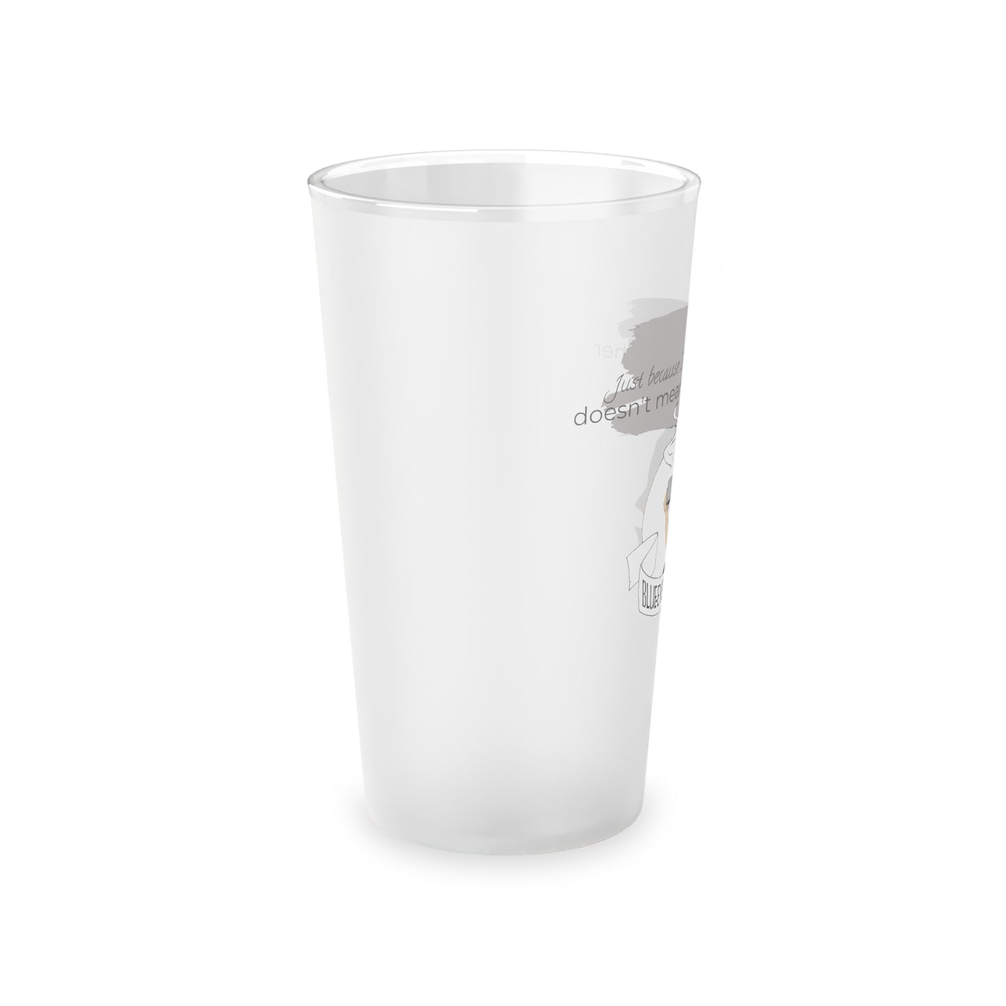 Frosted Pint Glass, 16oz