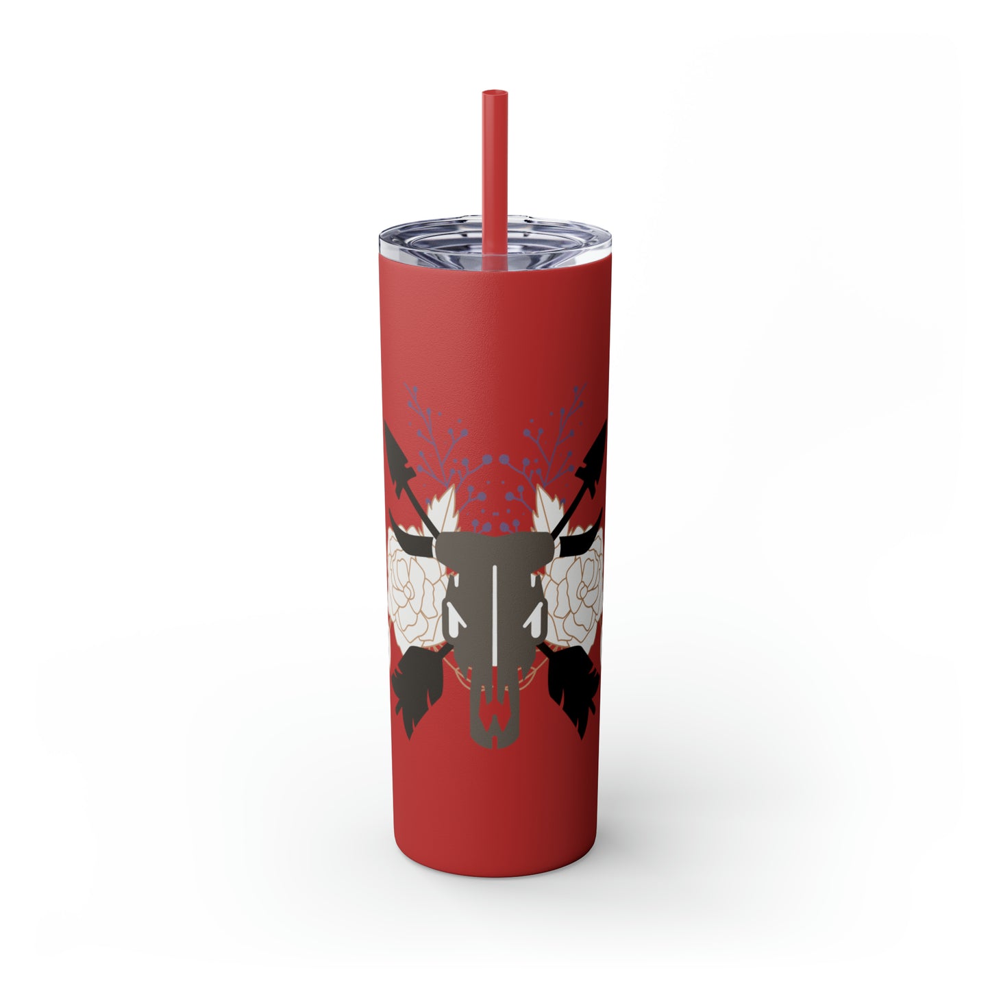 Skinny Tumbler with Straw, 20oz