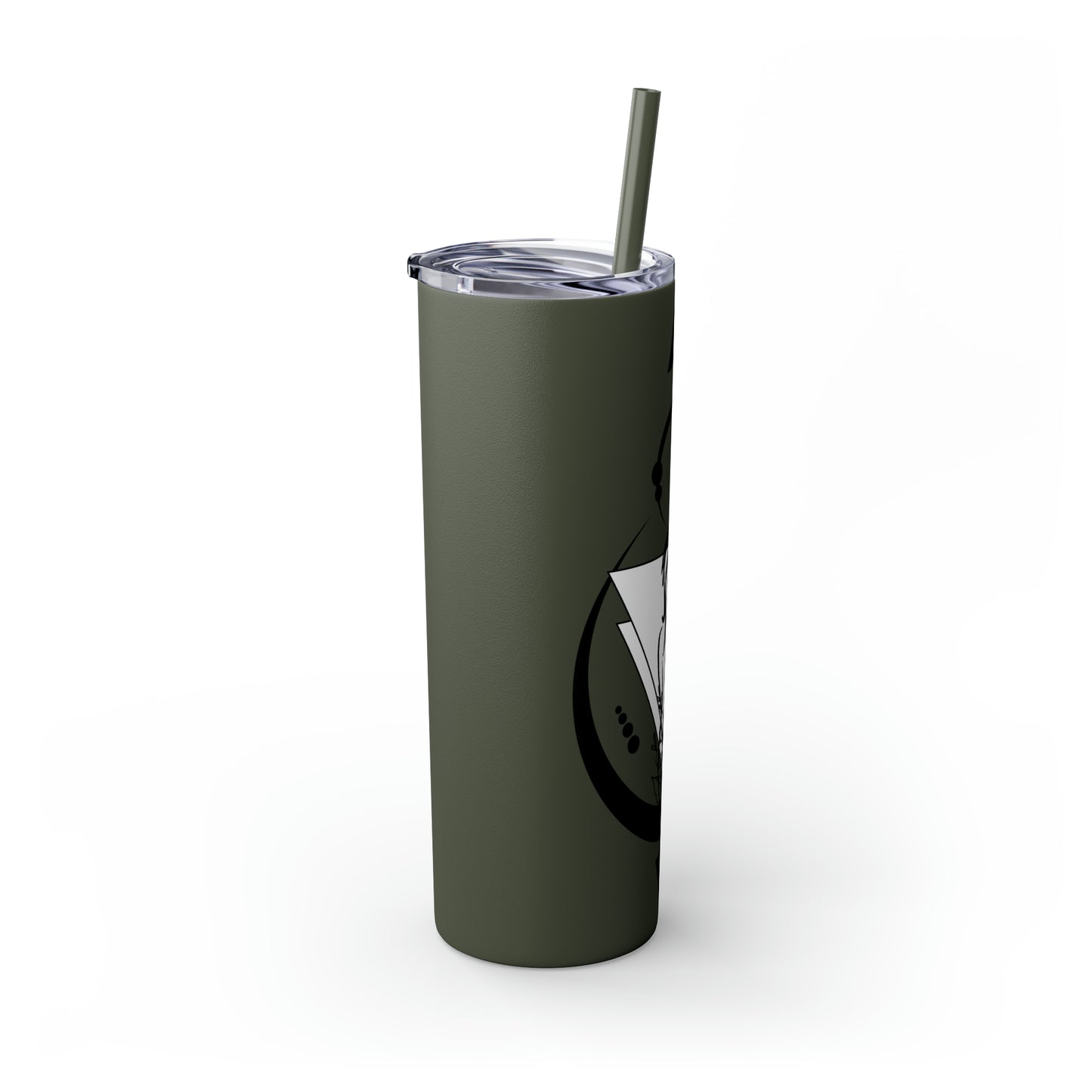 Skinny Tumbler with Straw, 20oz