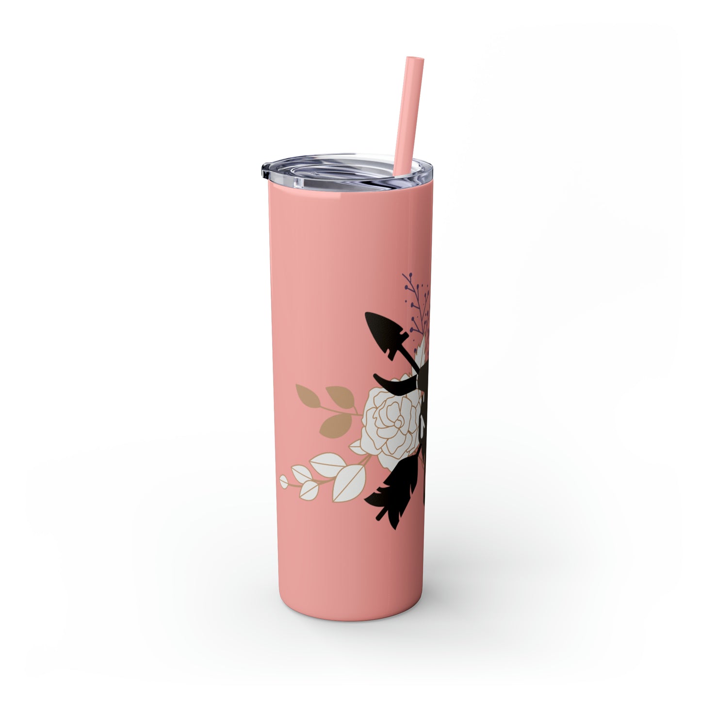 Skinny Tumbler with Straw, 20oz