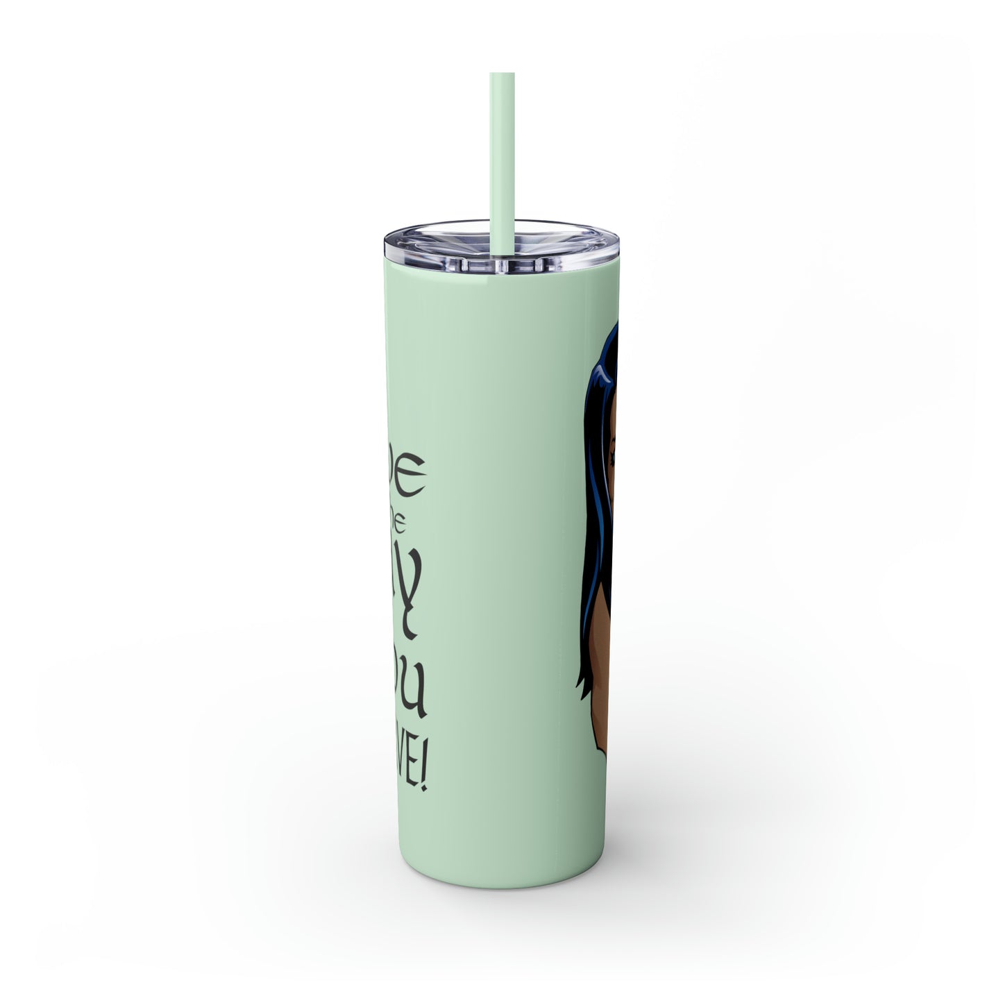 Skinny Tumbler with Straw, 20oz