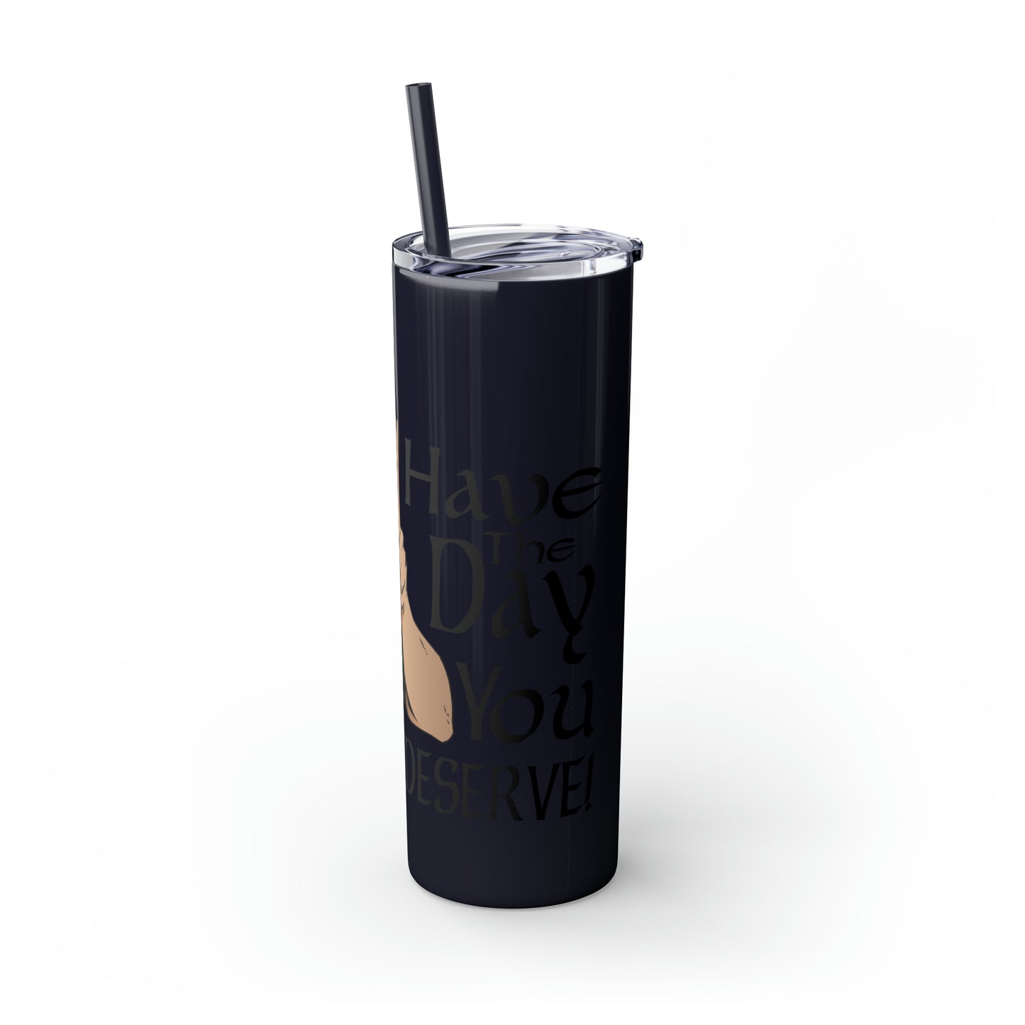 Skinny Tumbler with Straw, 20oz