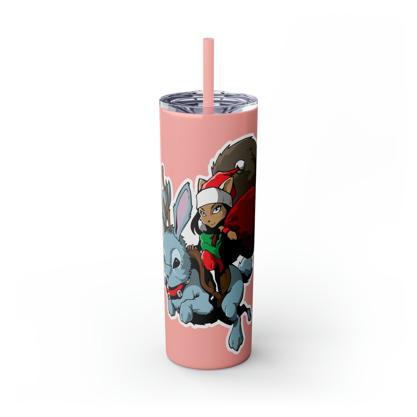 Skinny Tumbler with Straw, 20oz