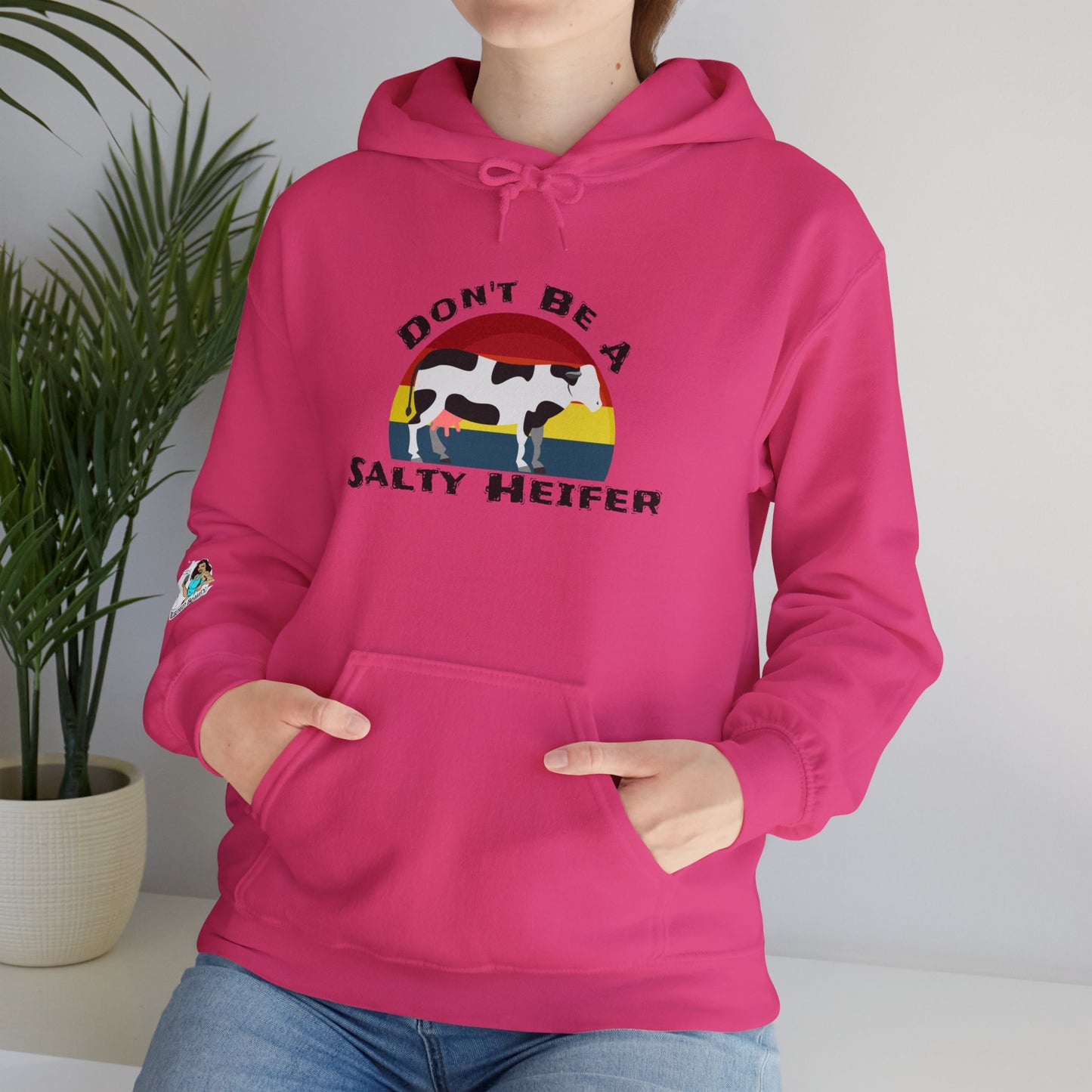 Salty heifer Unisex Heavy Blend™ Hooded Sweatshirt