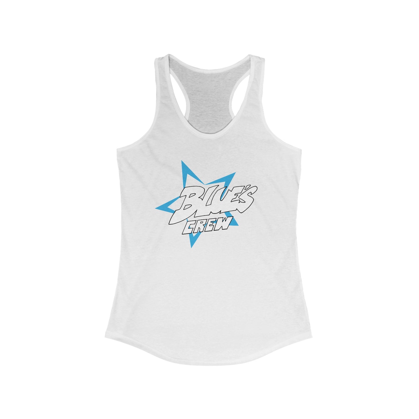 Blues Crew Women's Ideal Racerback Tank