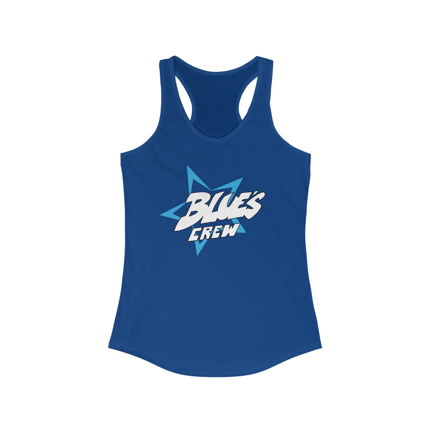 Blues Crew Women's Ideal Racerback Tank