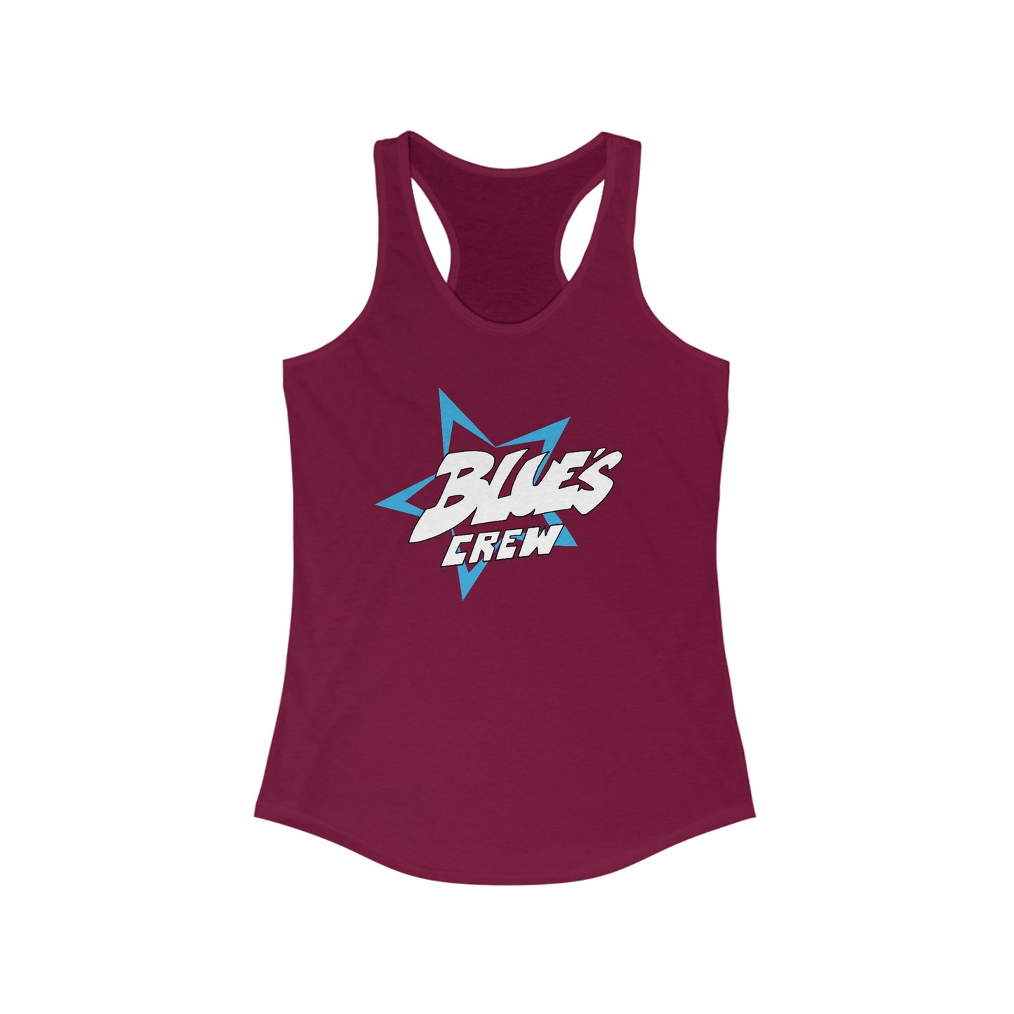 Blues Crew Women's Ideal Racerback Tank