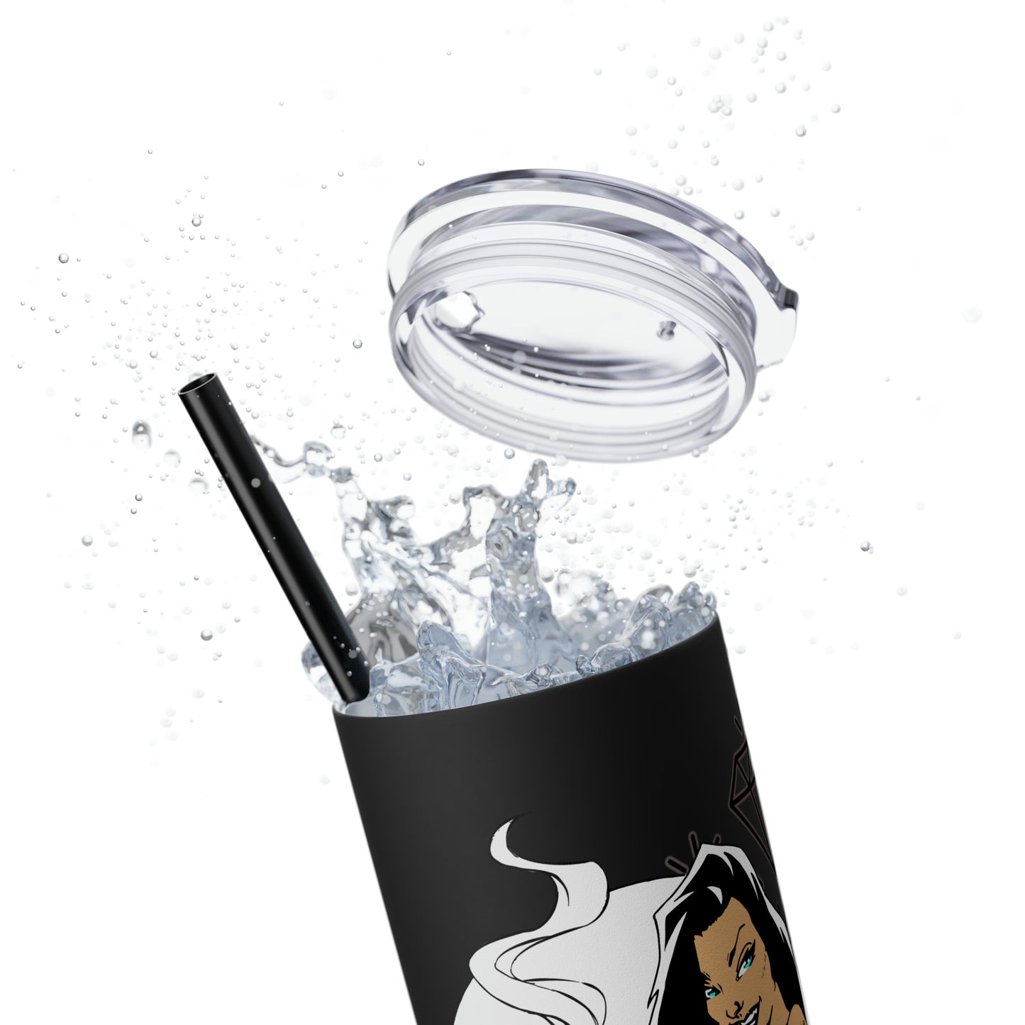 Skinny Tumbler with Straw, 20oz