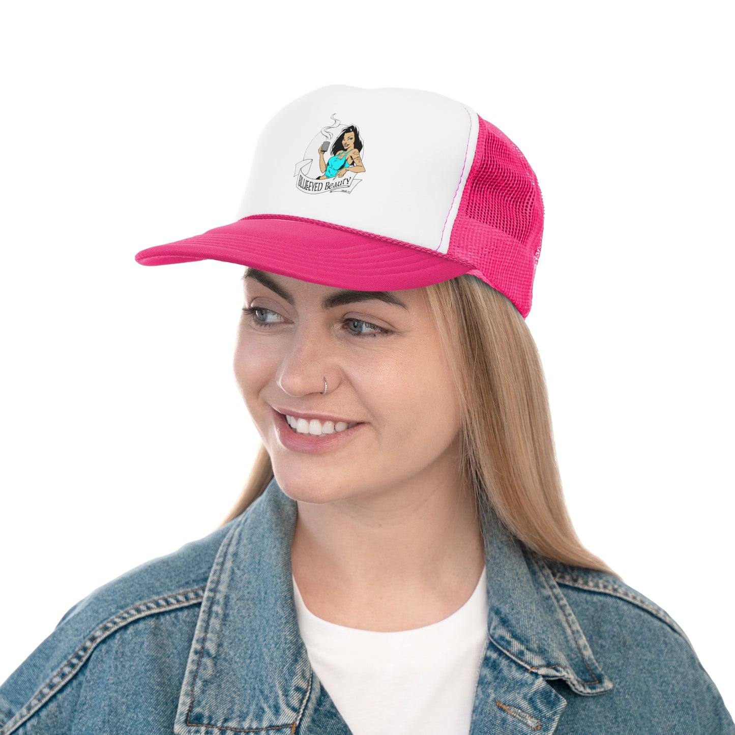 Blue Eyed Beauty Trucker Caps