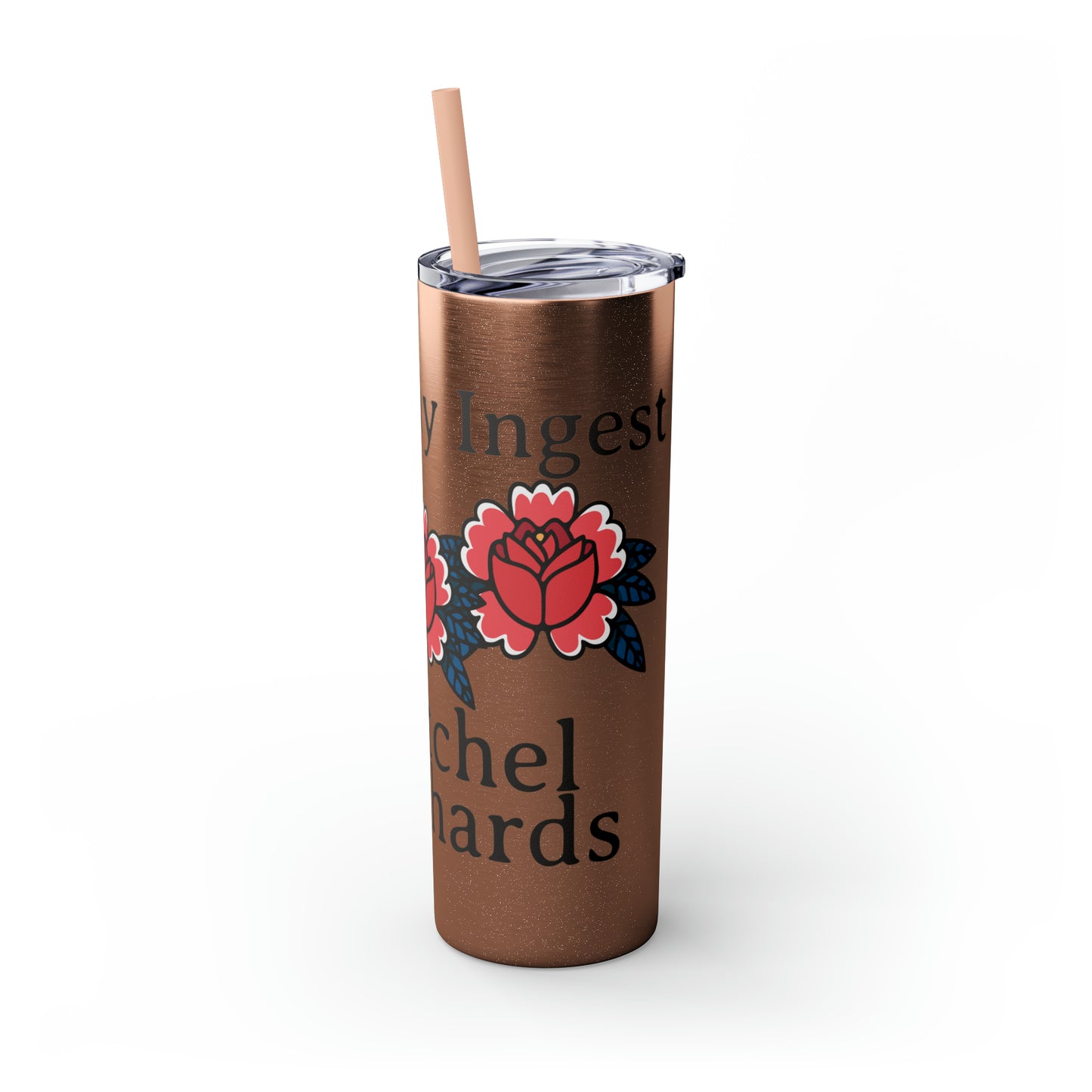 Skinny Tumbler with Straw, 20oz