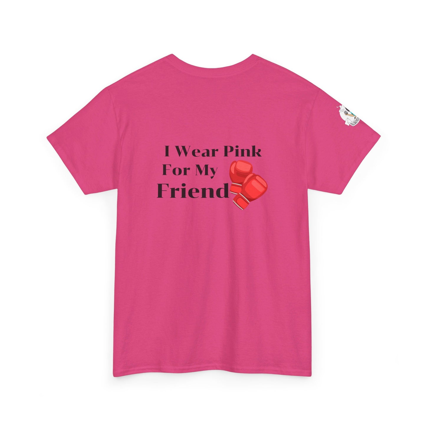 Breast Cancer Fight for Friend Unisex Heavy Cotton Tee