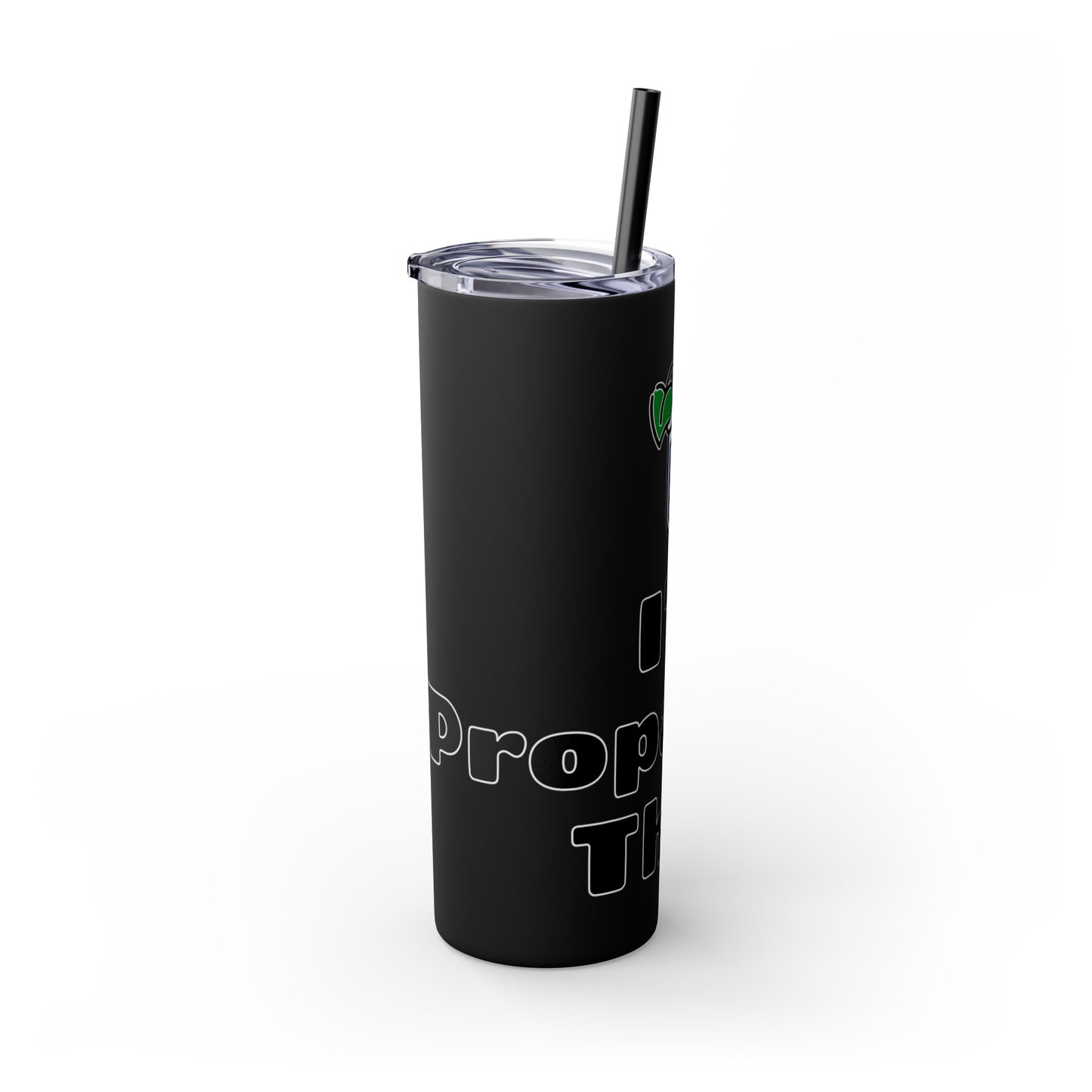 Skinny Tumbler with Straw, 20oz