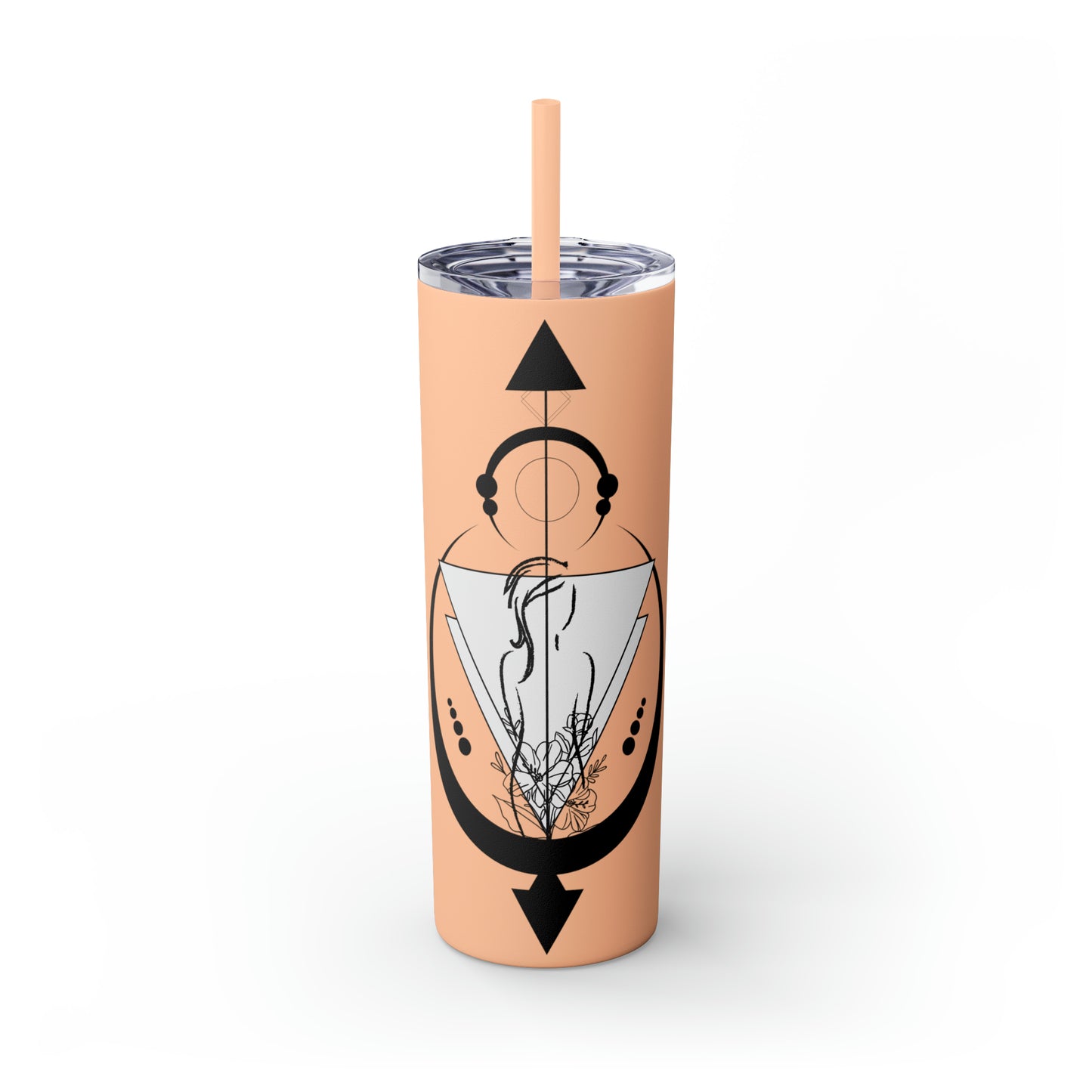 Skinny Tumbler with Straw, 20oz