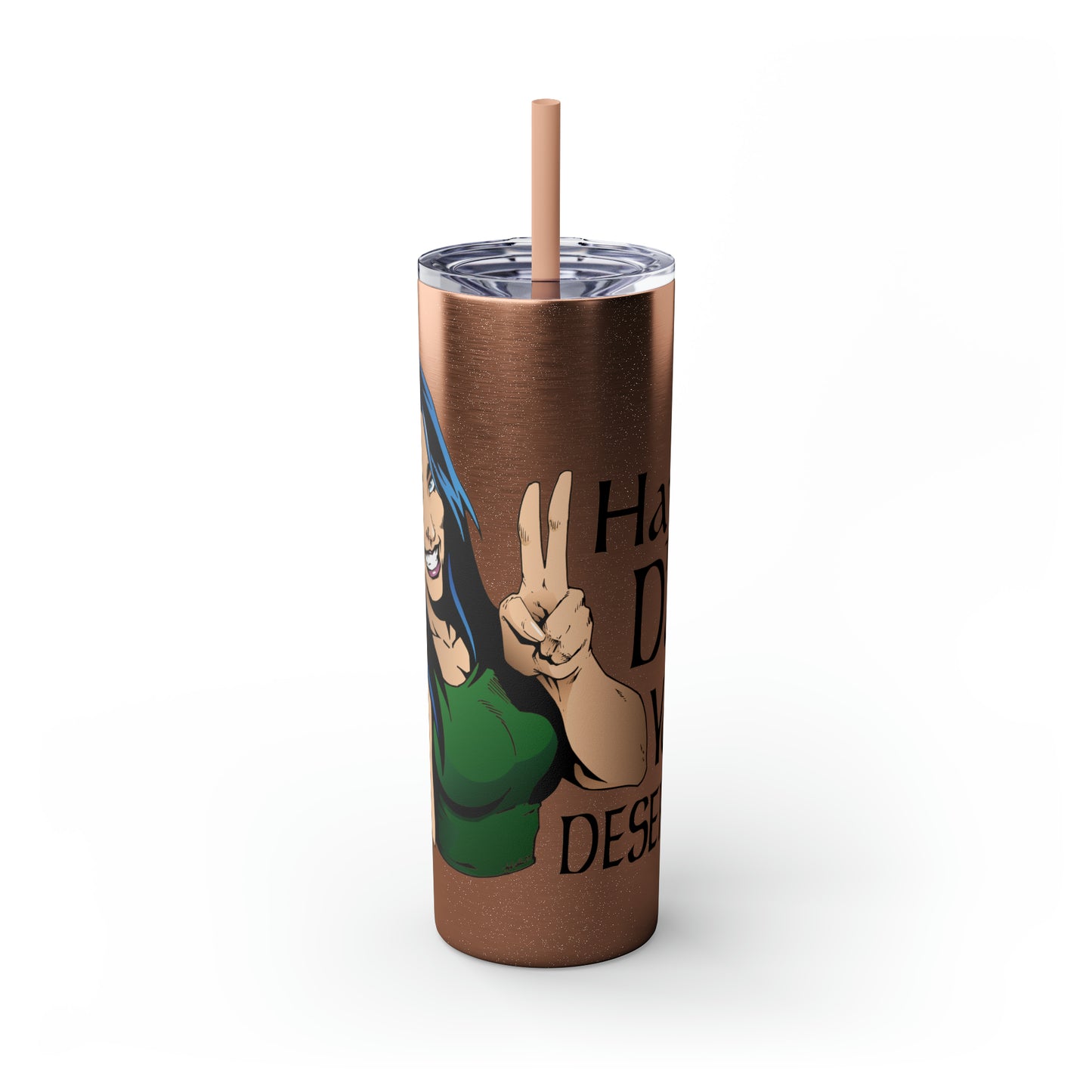 Skinny Tumbler with Straw, 20oz