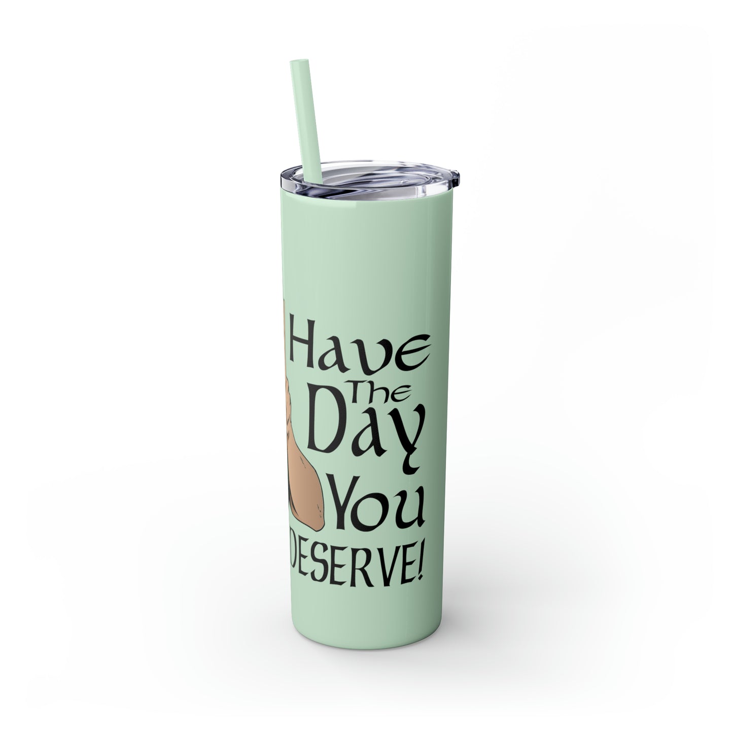 Skinny Tumbler with Straw, 20oz