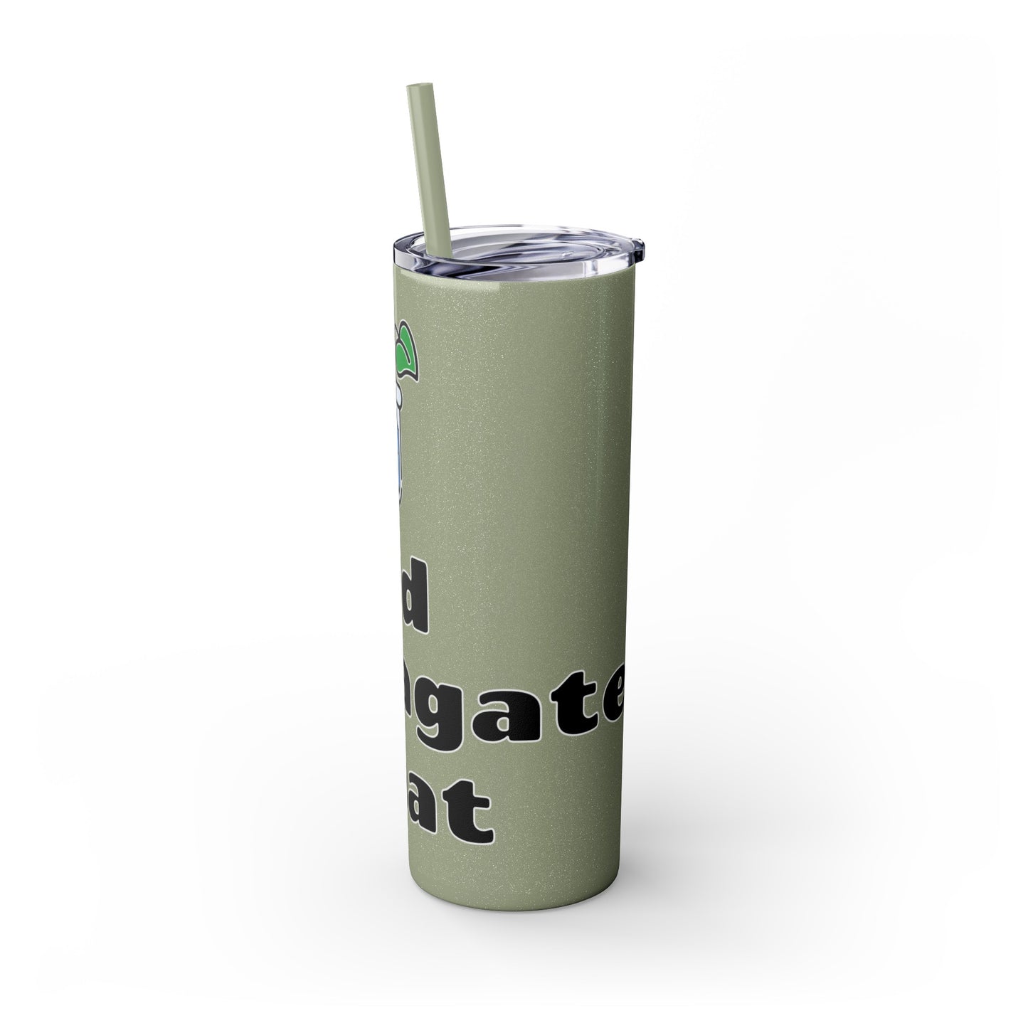 Skinny Tumbler with Straw, 20oz