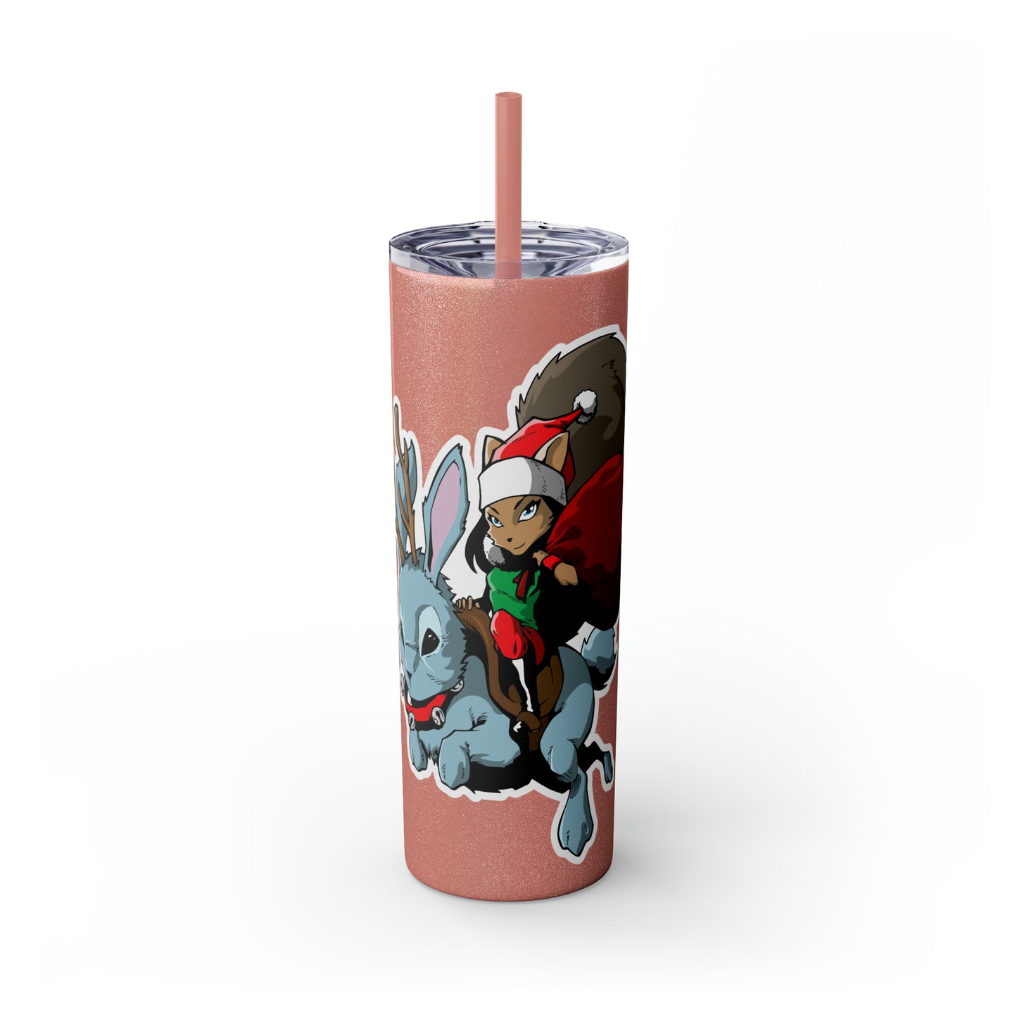 Skinny Tumbler with Straw, 20oz