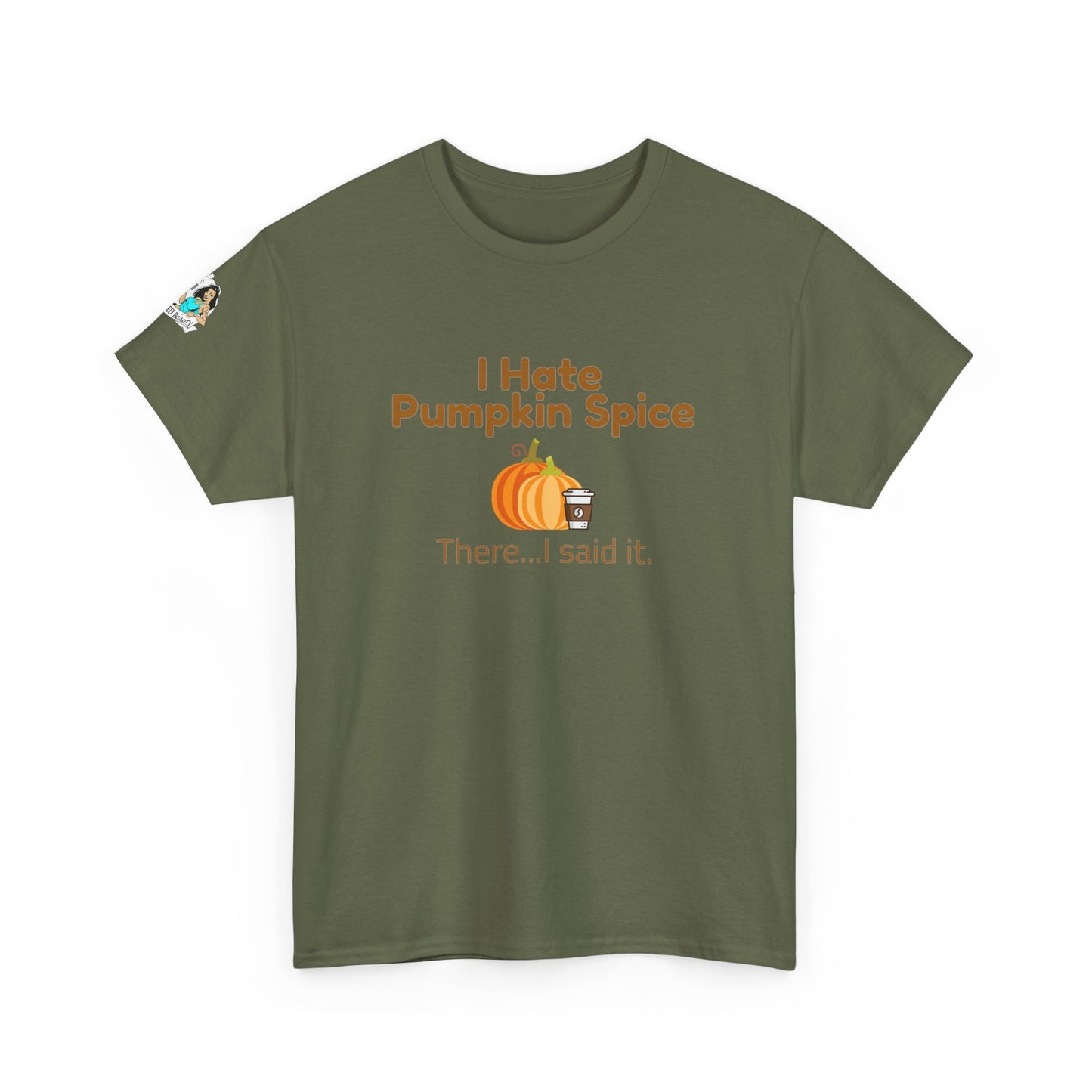 Hate Pumpkin Spice Unisex Heavy Cotton Tee