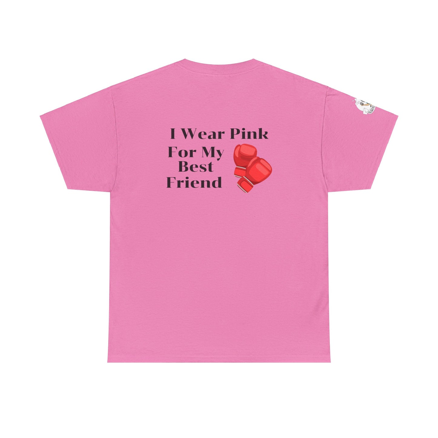 Breast Cancer Fight for Best Friend Unisex Heavy Cotton Tee