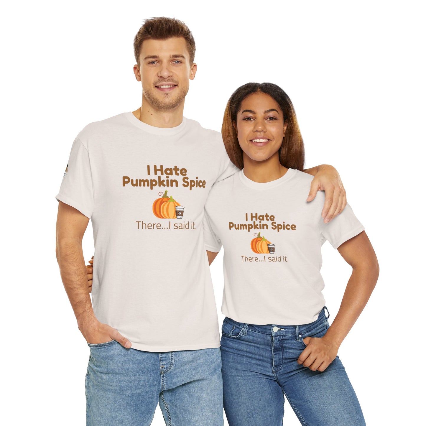 Hate Pumpkin Spice Unisex Heavy Cotton Tee